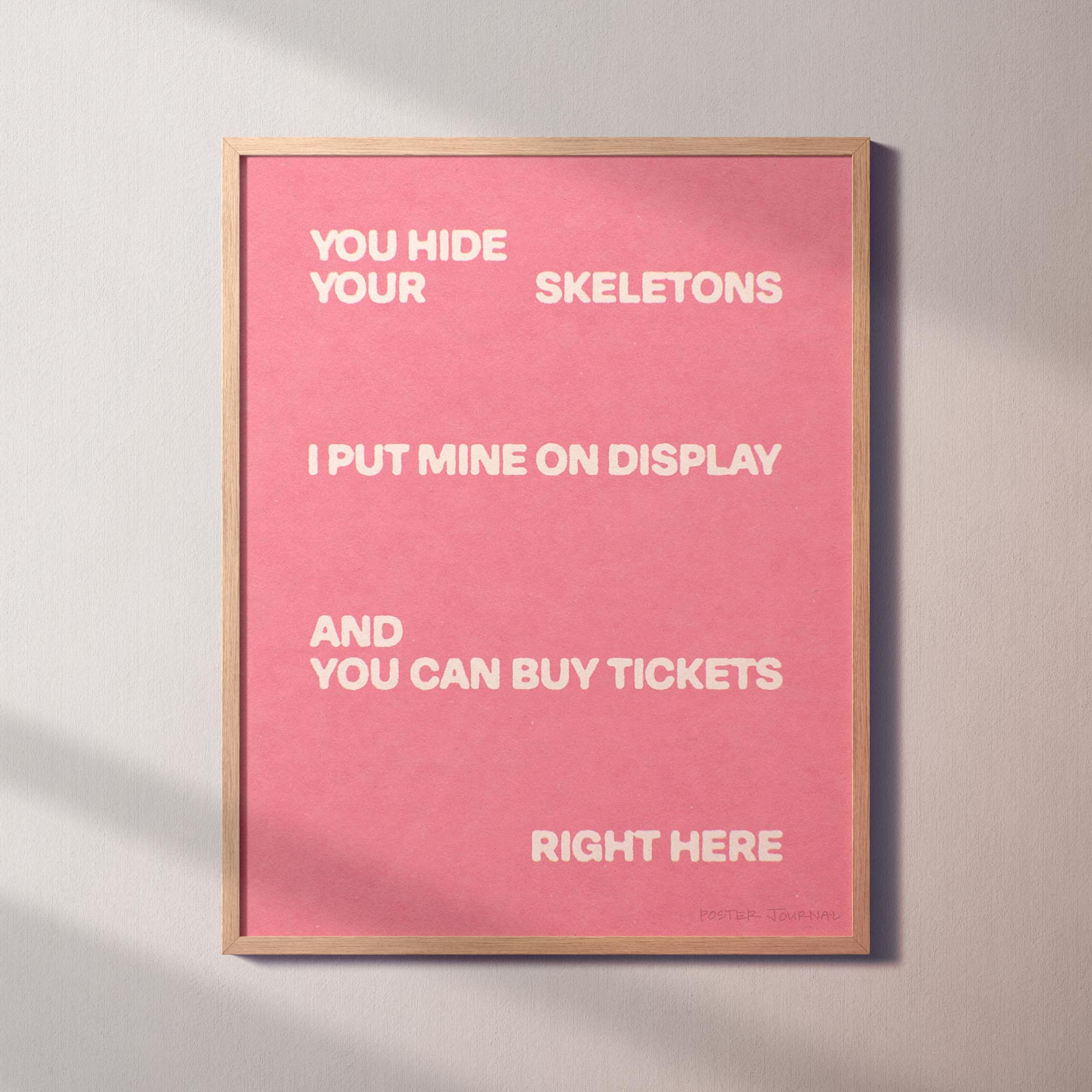 SKELETONS PRINT