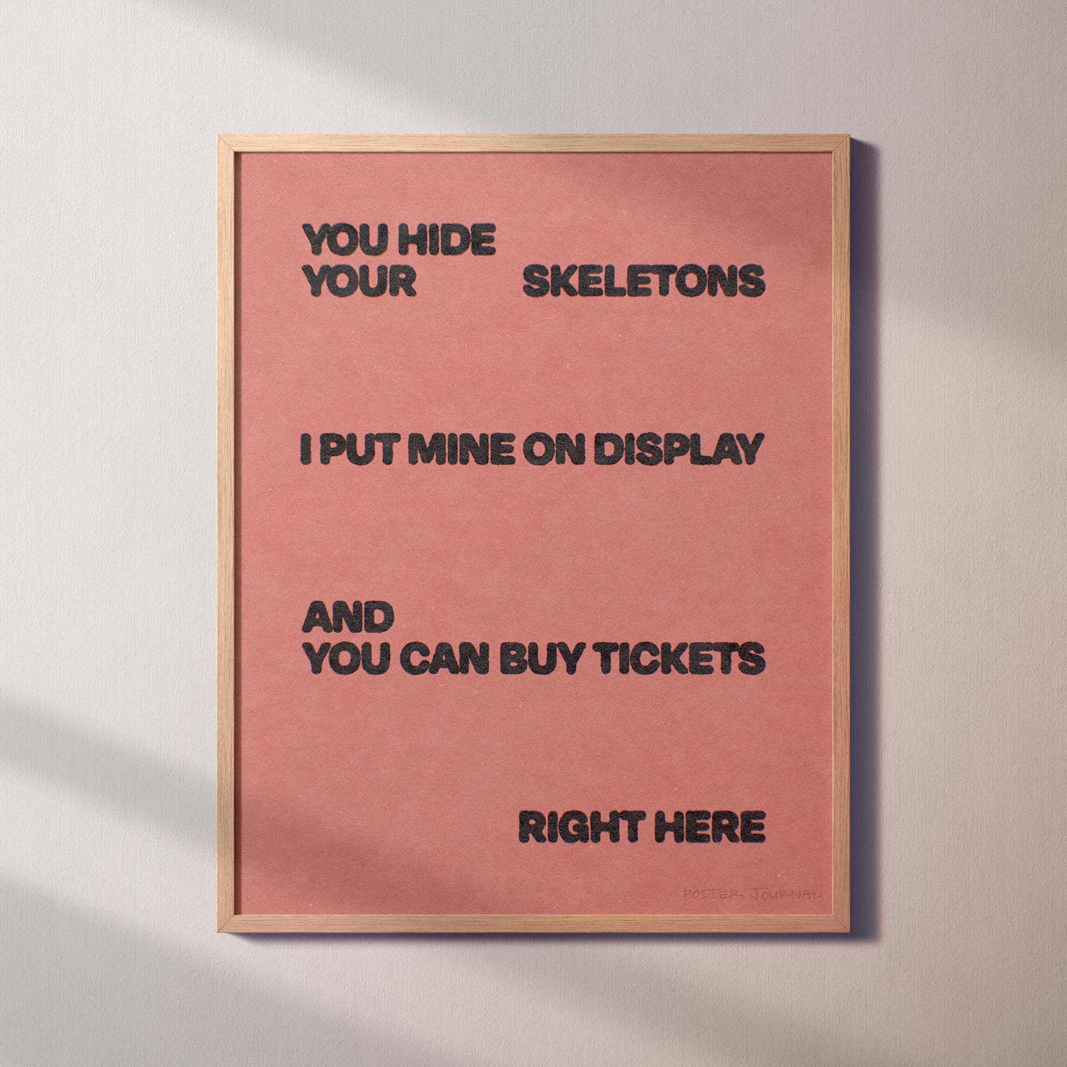 SKELETONS PRINT