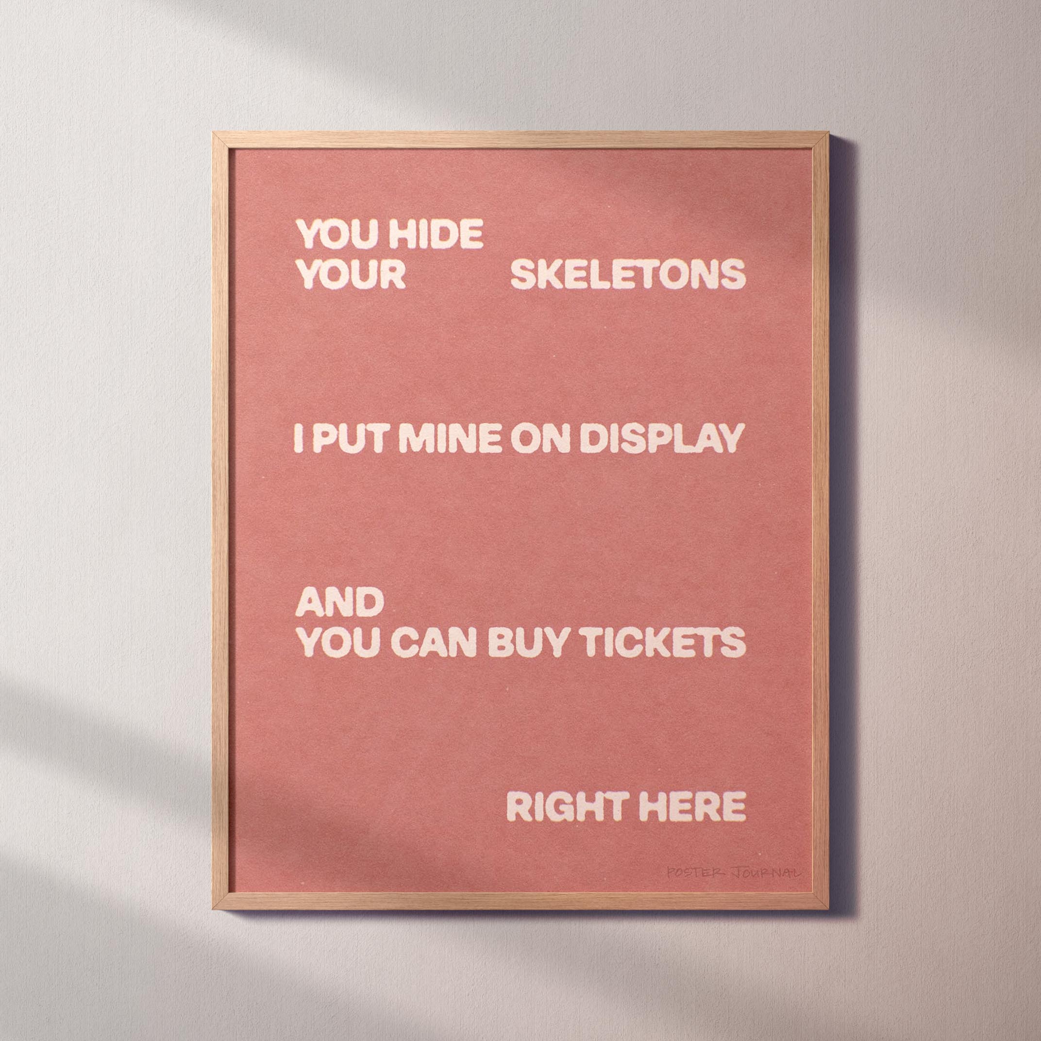 SKELETONS PRINT