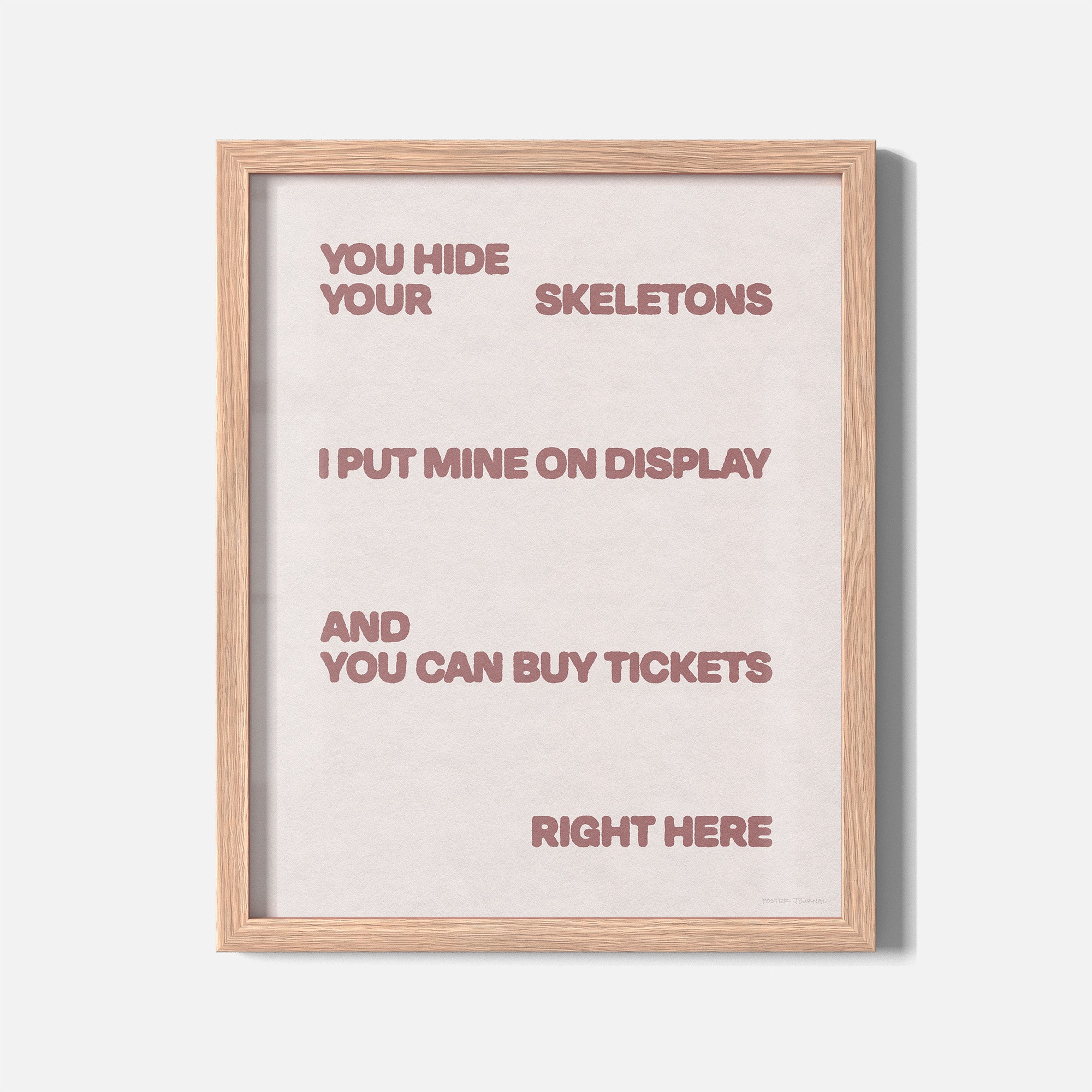 SKELETONS PRINT
