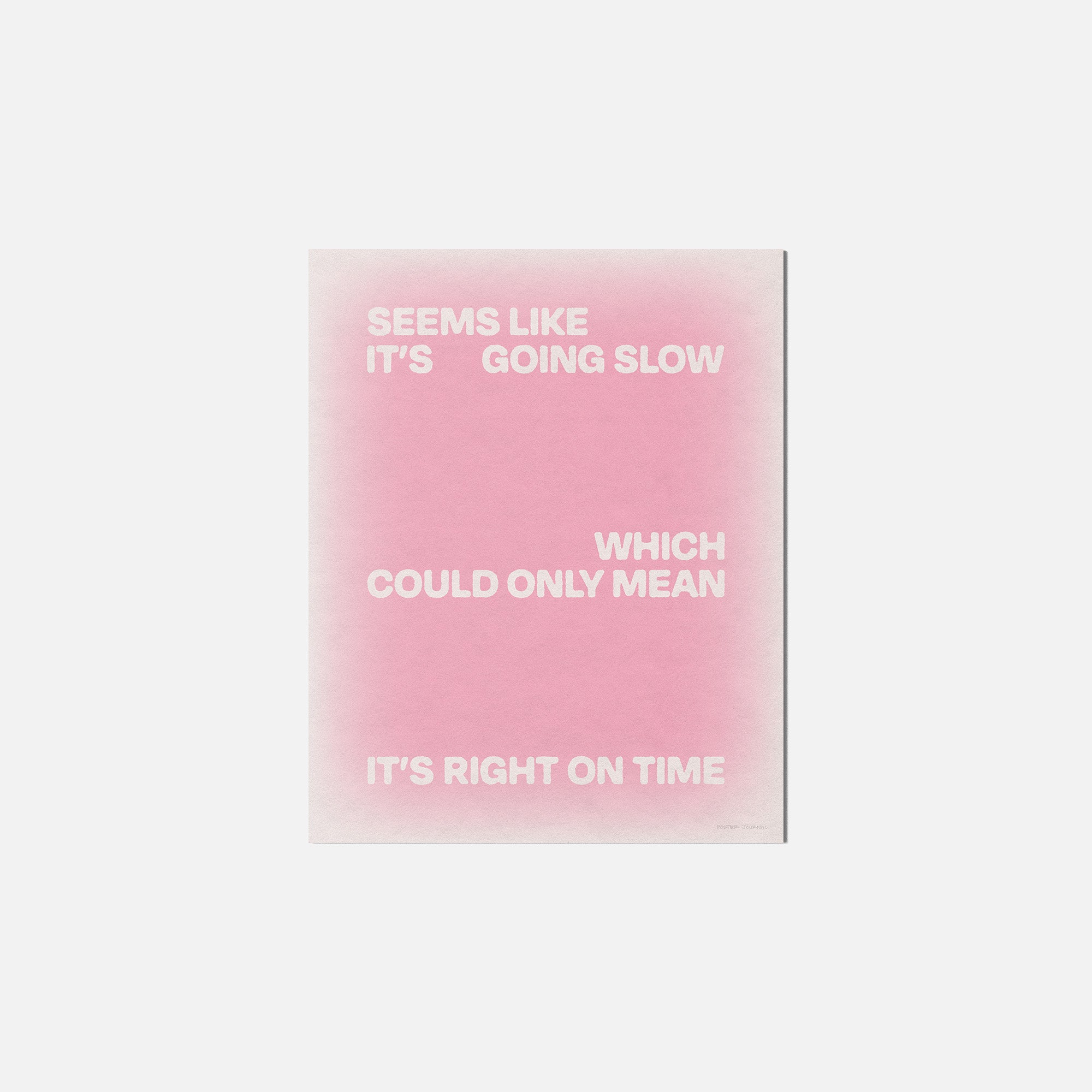 SLOW PRINT