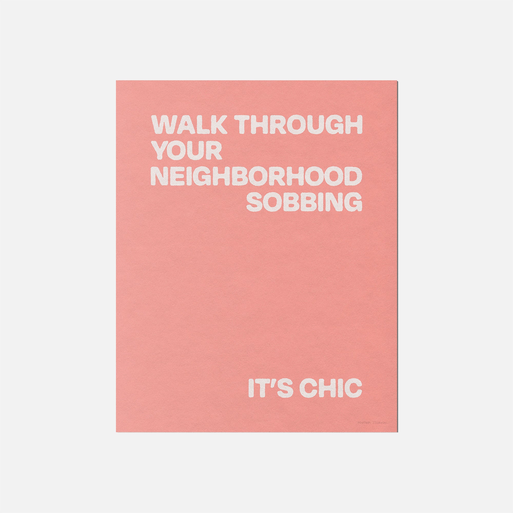 SOBBING PRINT