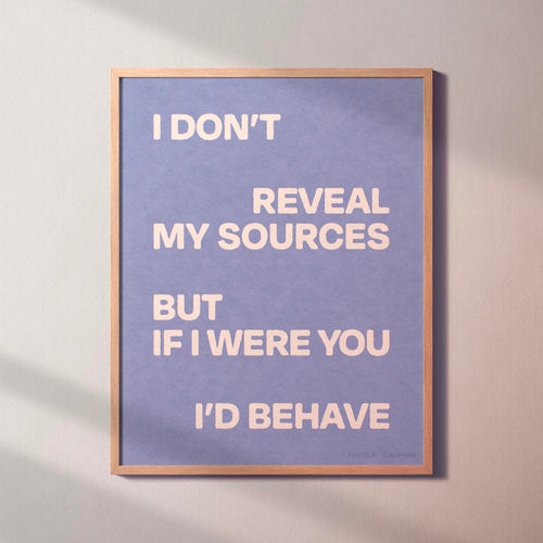 SOURCES PRINT
