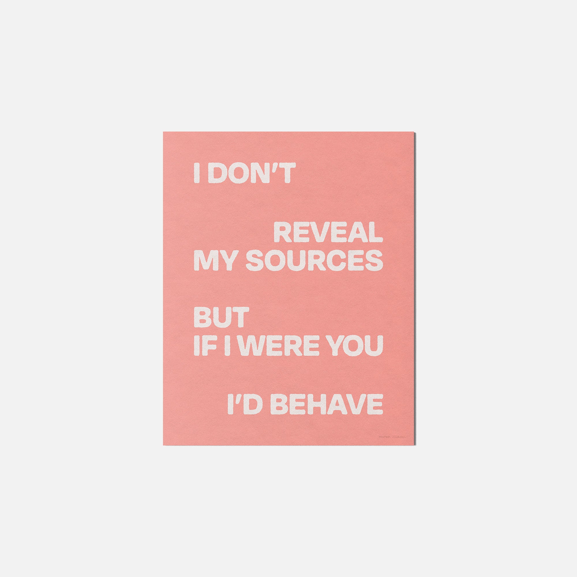 SOURCES PRINT