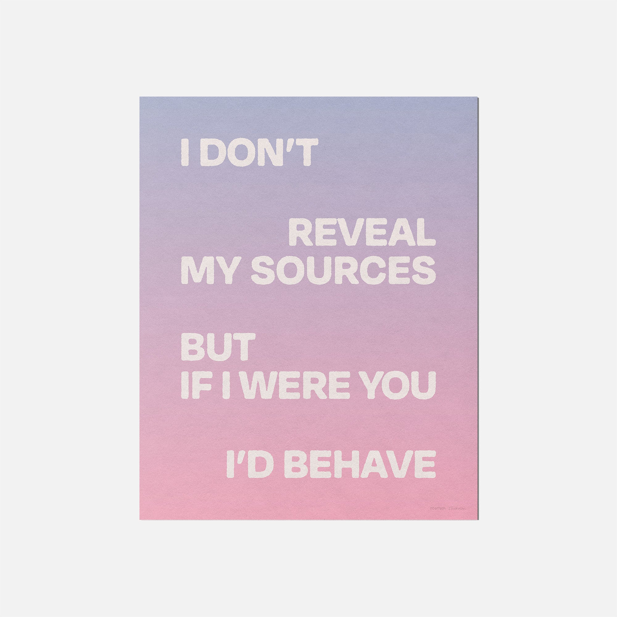 SOURCES PRINT