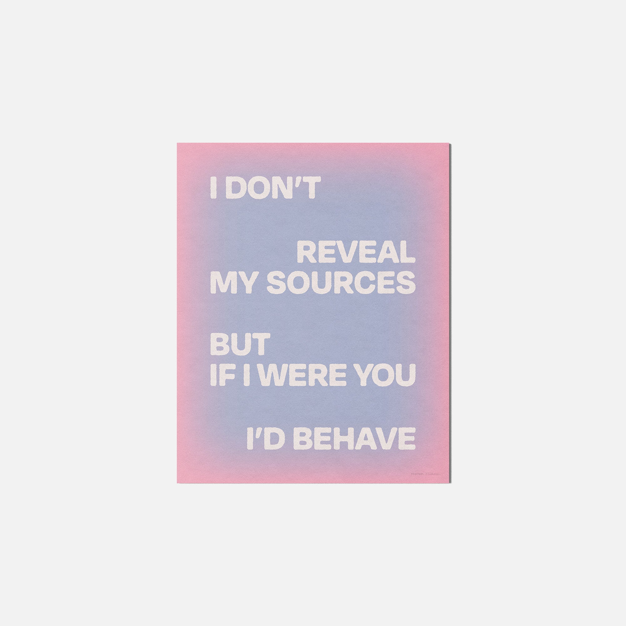 SOURCES PRINT