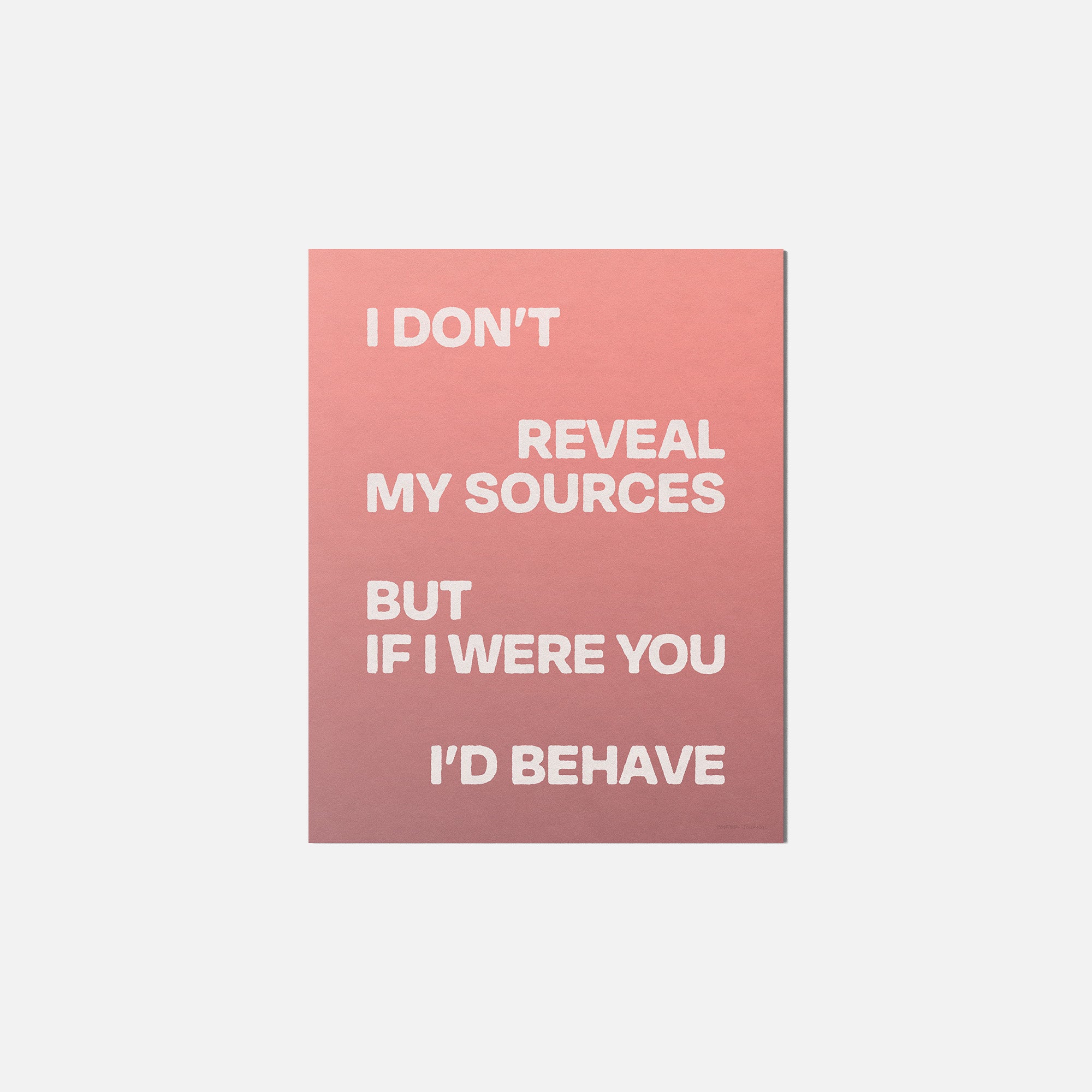 SOURCES PRINT