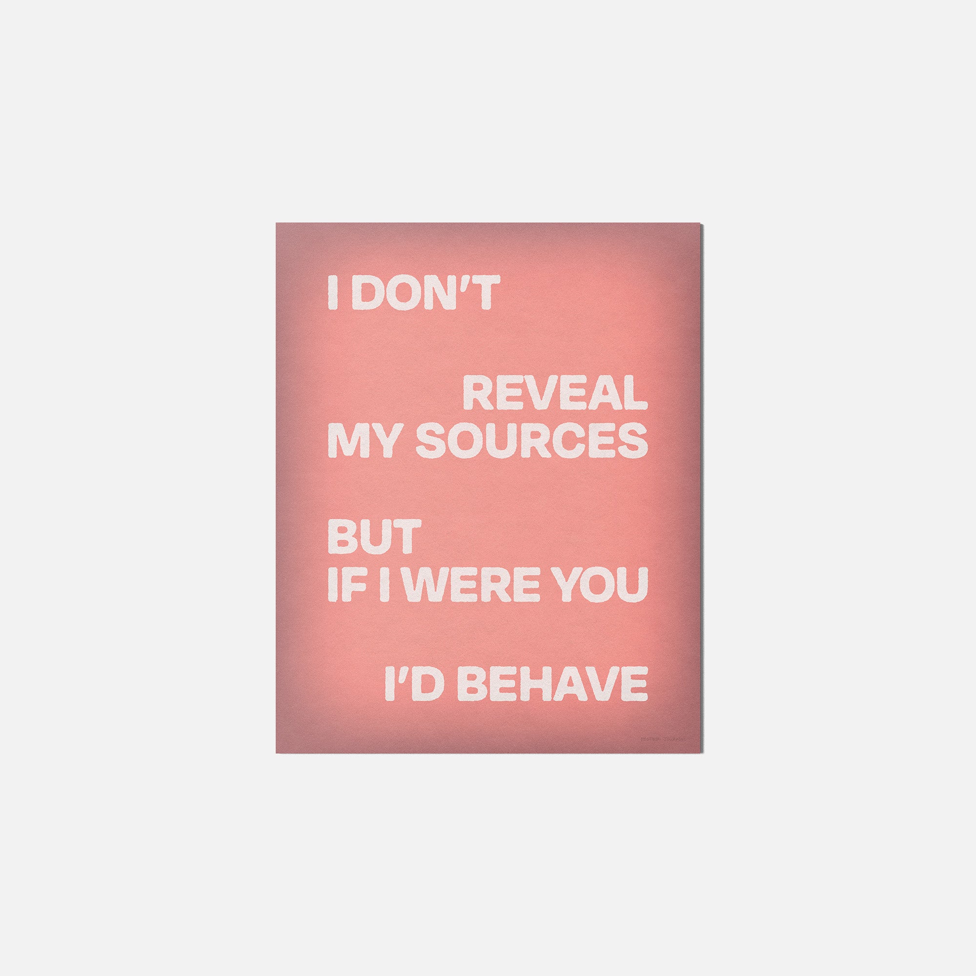 SOURCES PRINT