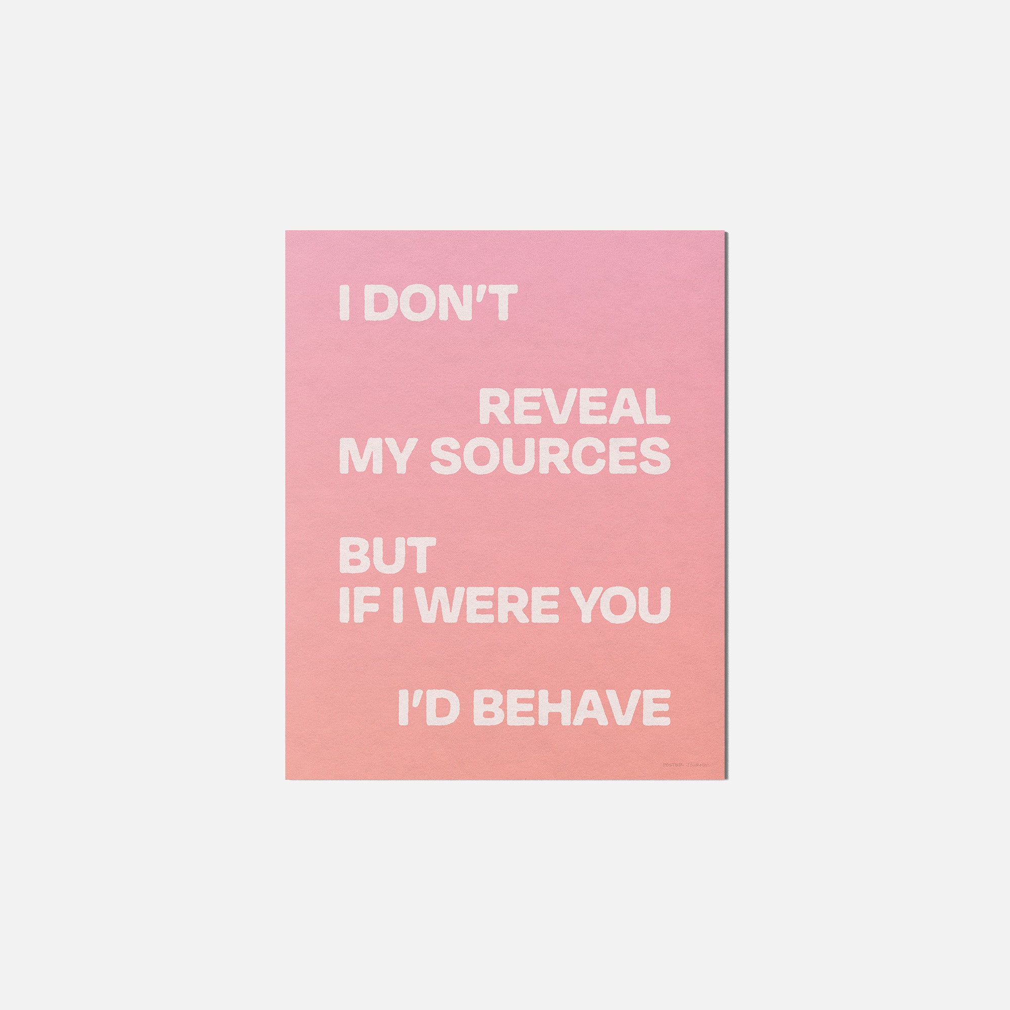 SOURCES PRINT