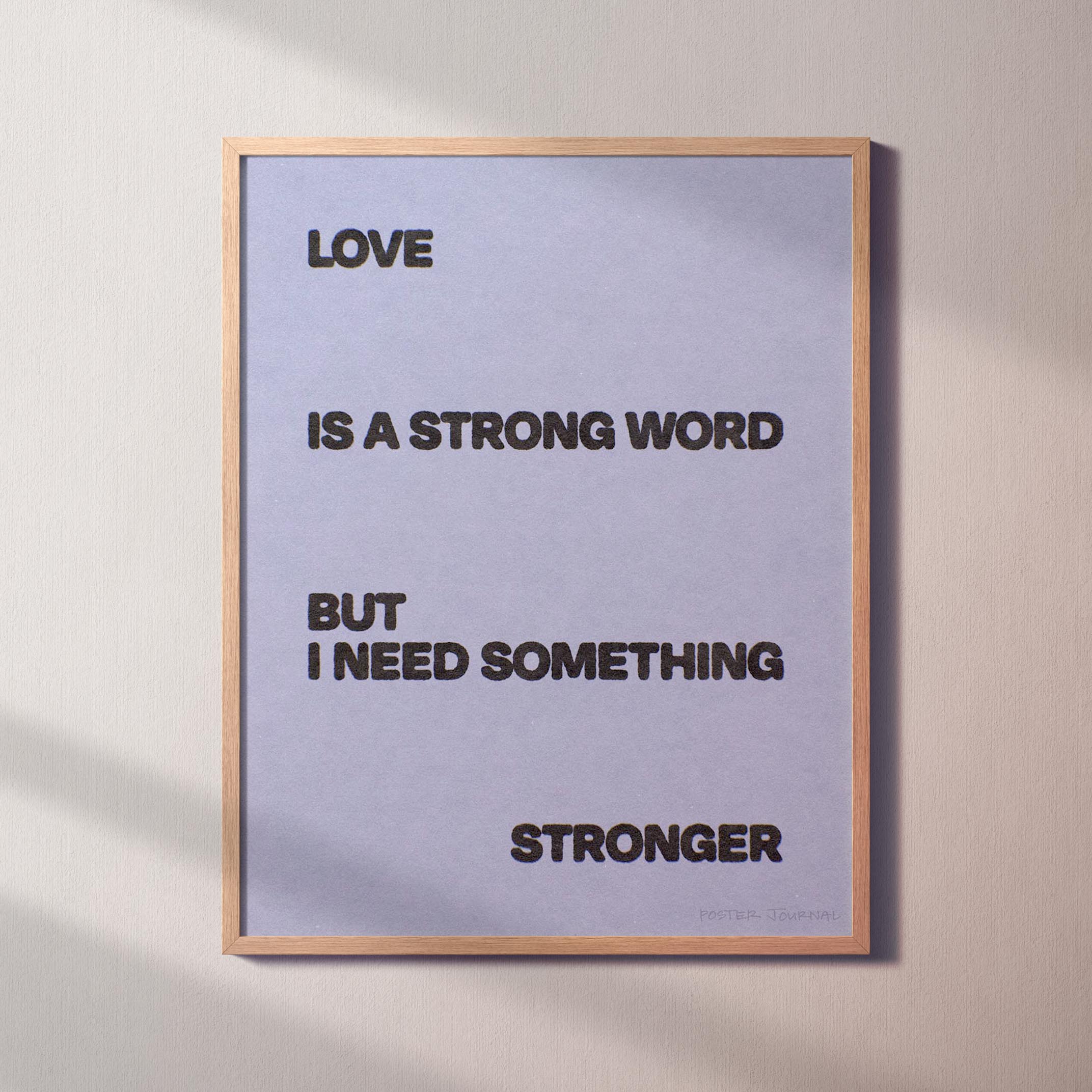 STRONGER PRINT