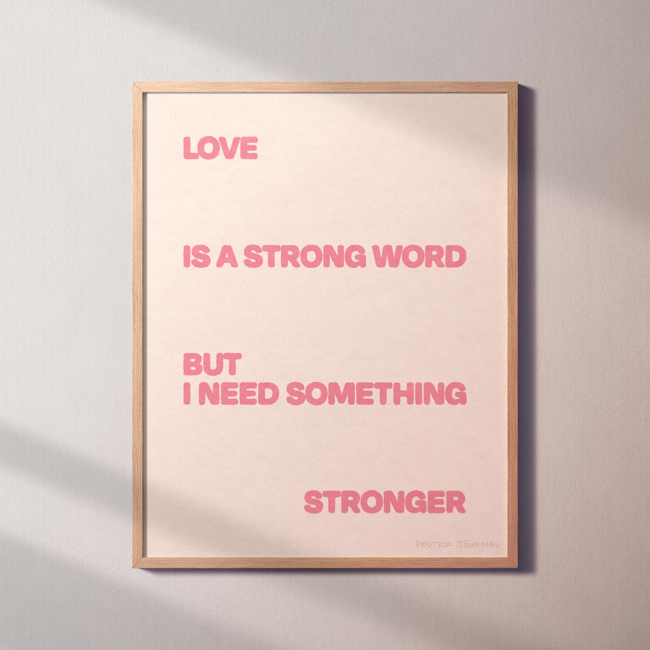 STRONGER PRINT