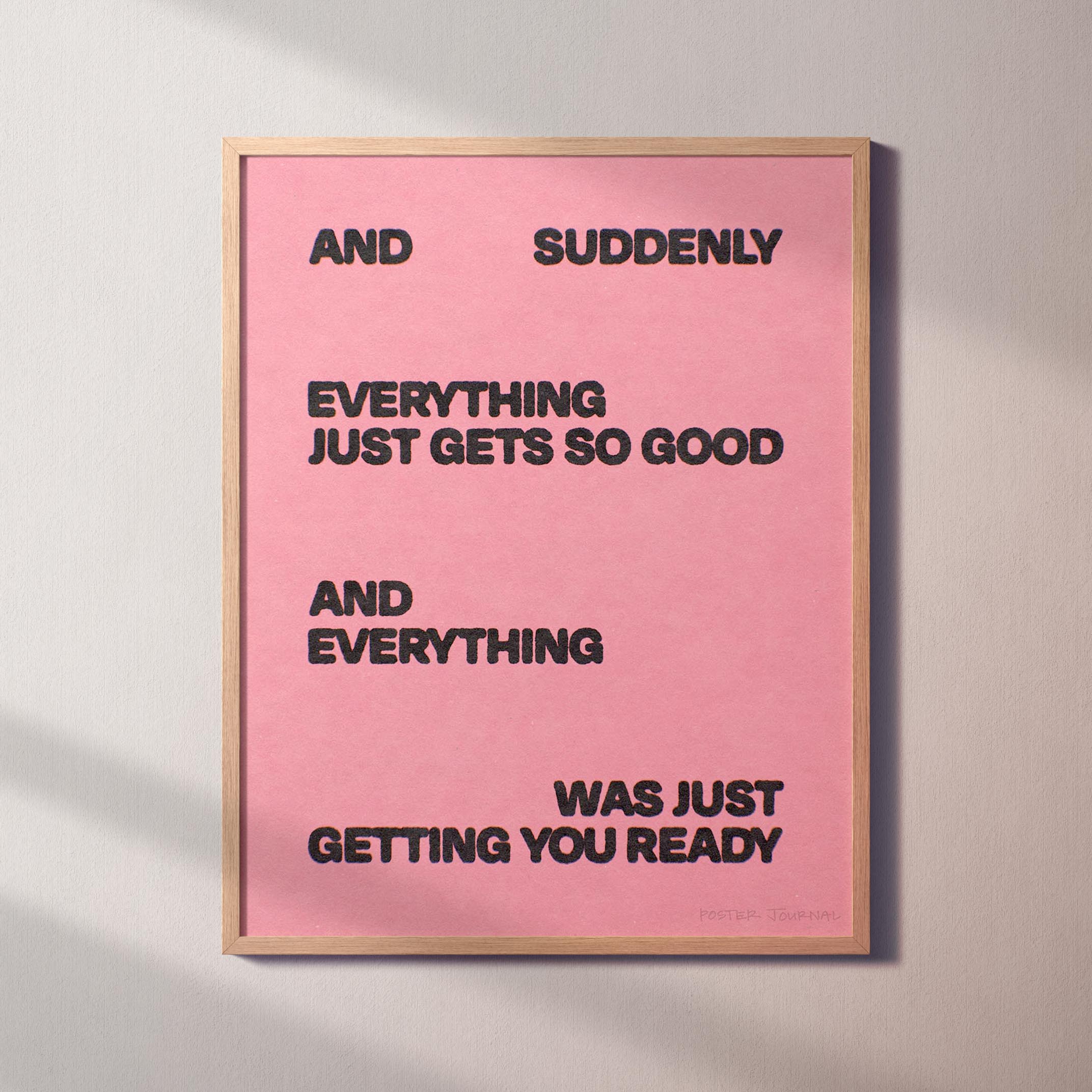 SUDDENLY PRINT