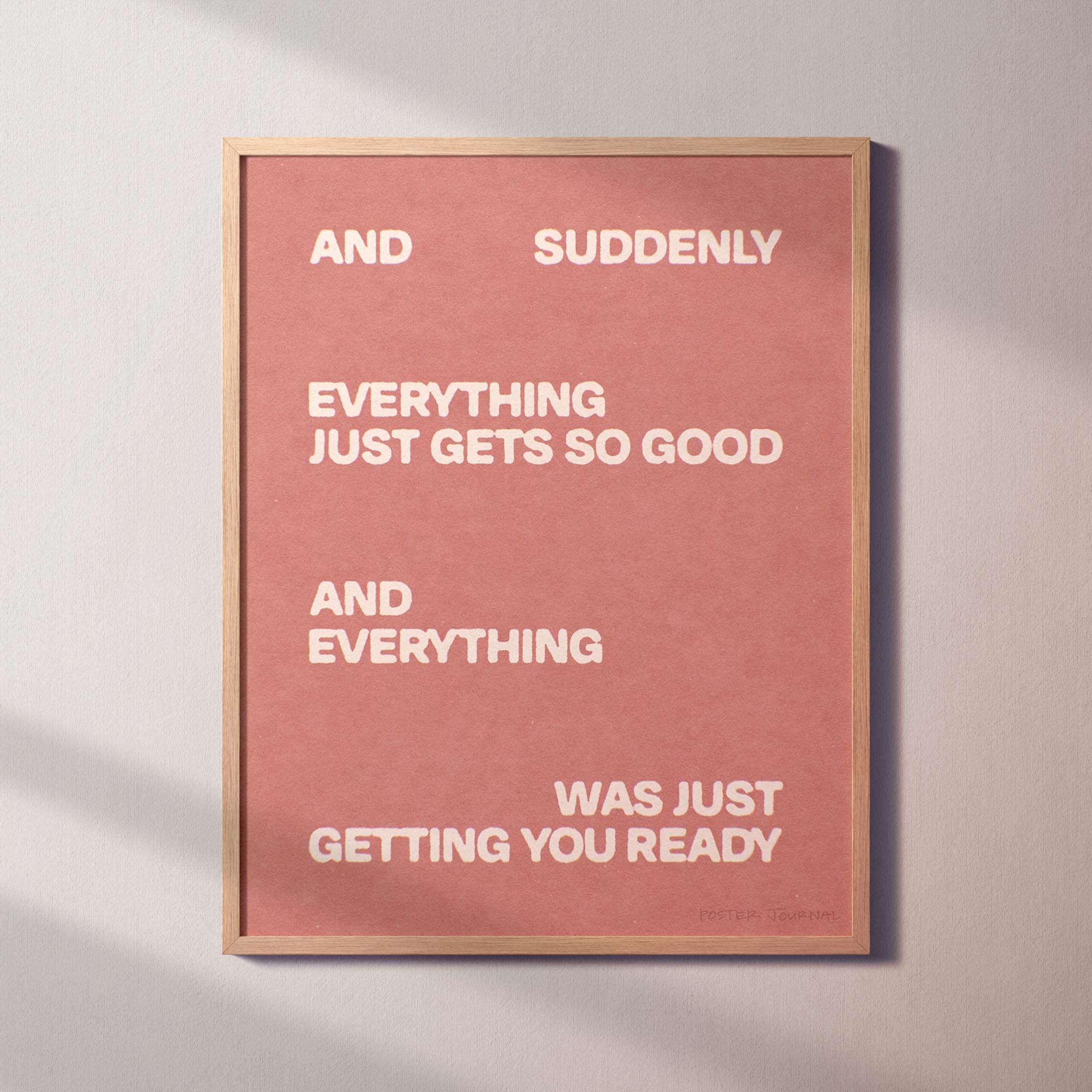 SUDDENLY PRINT