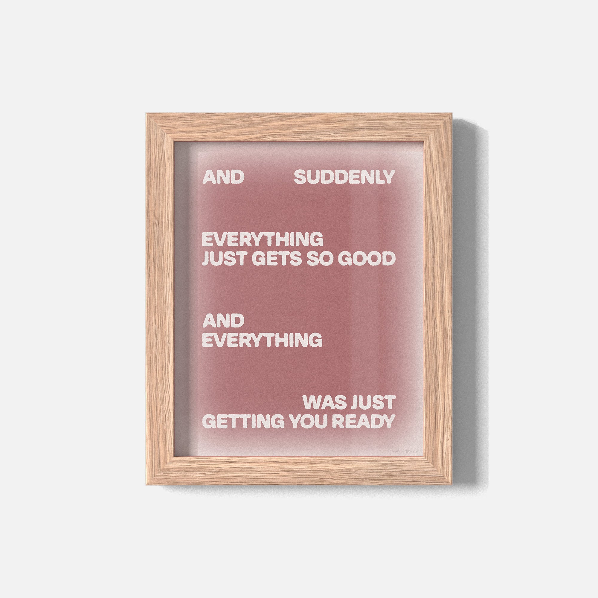 SUDDENLY PRINT