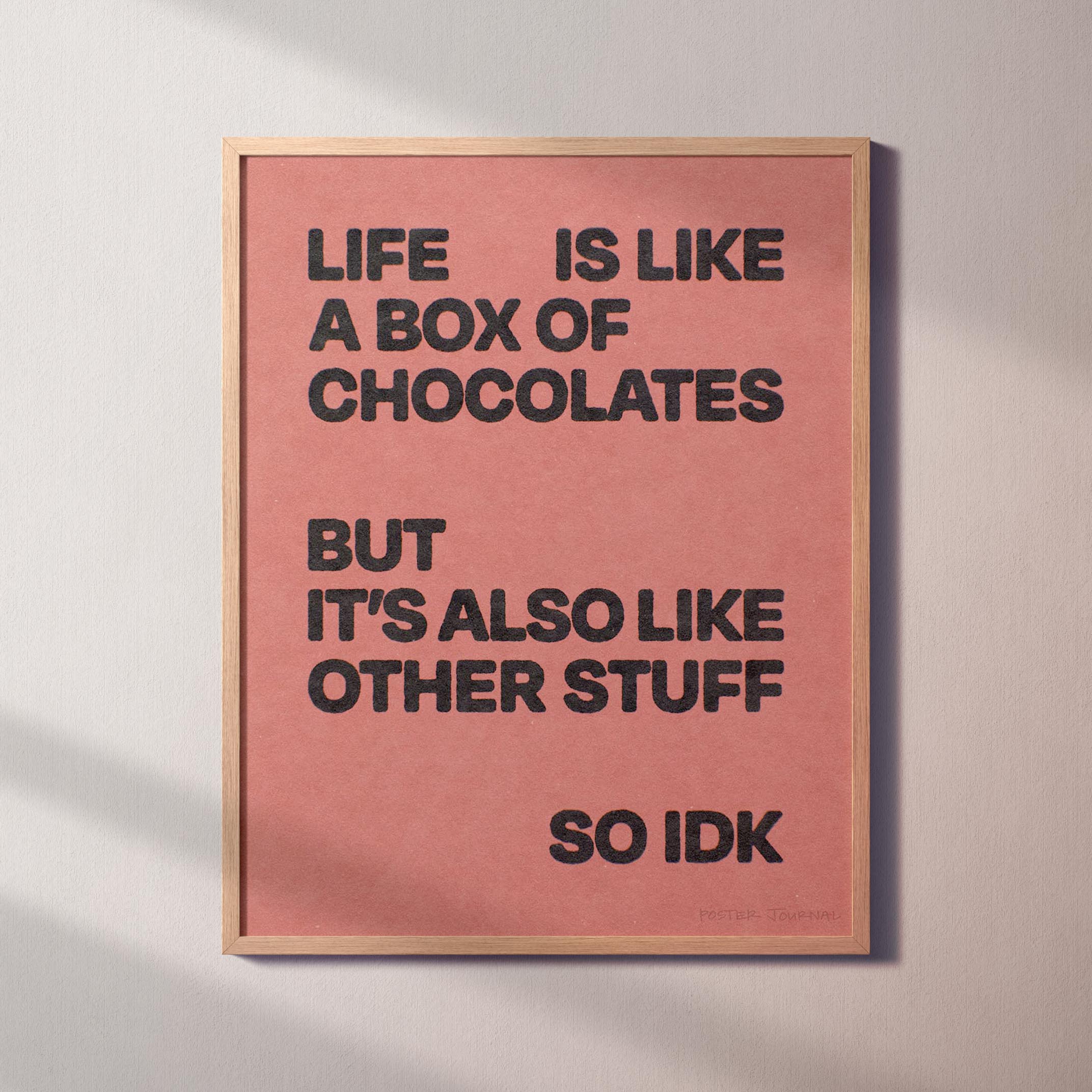 CHOCOLATES PRINT