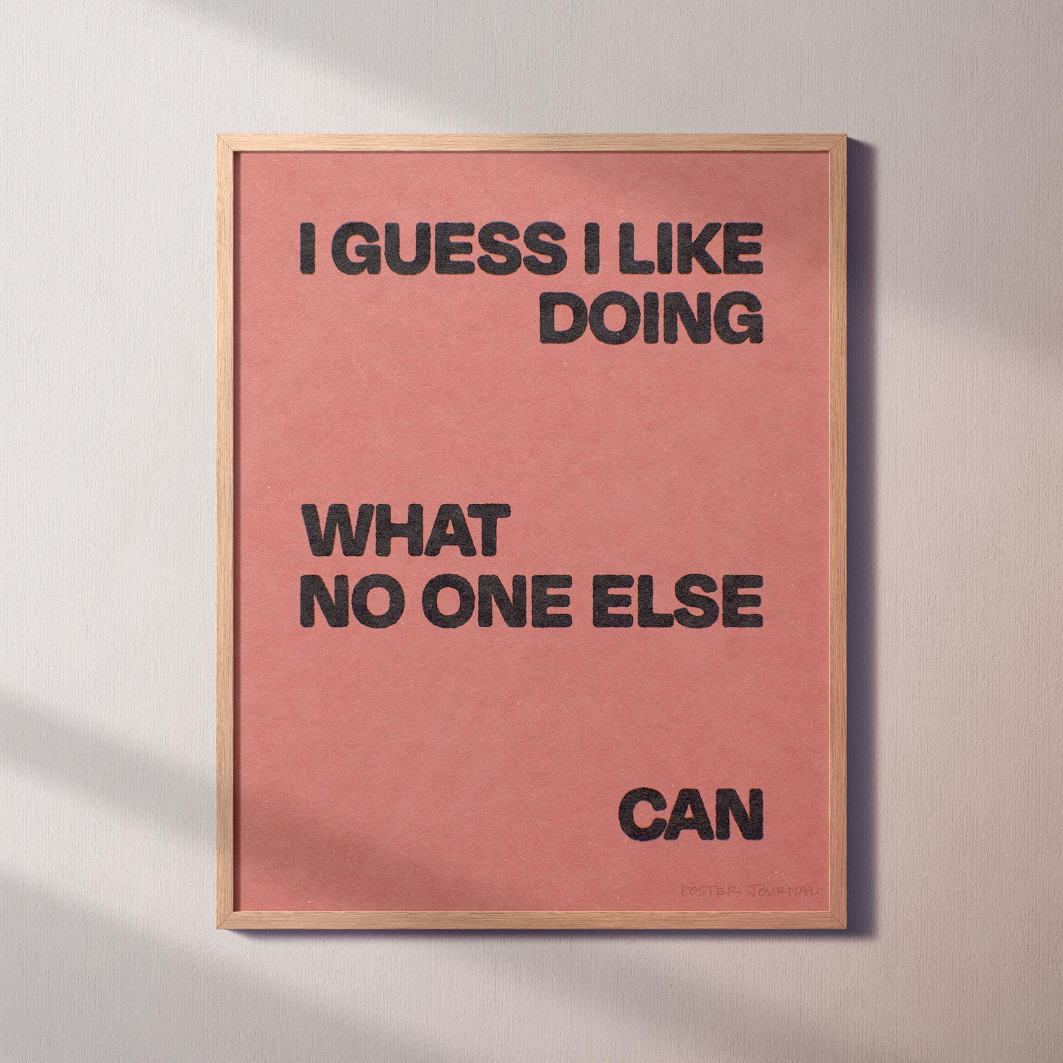 DOING PRINT