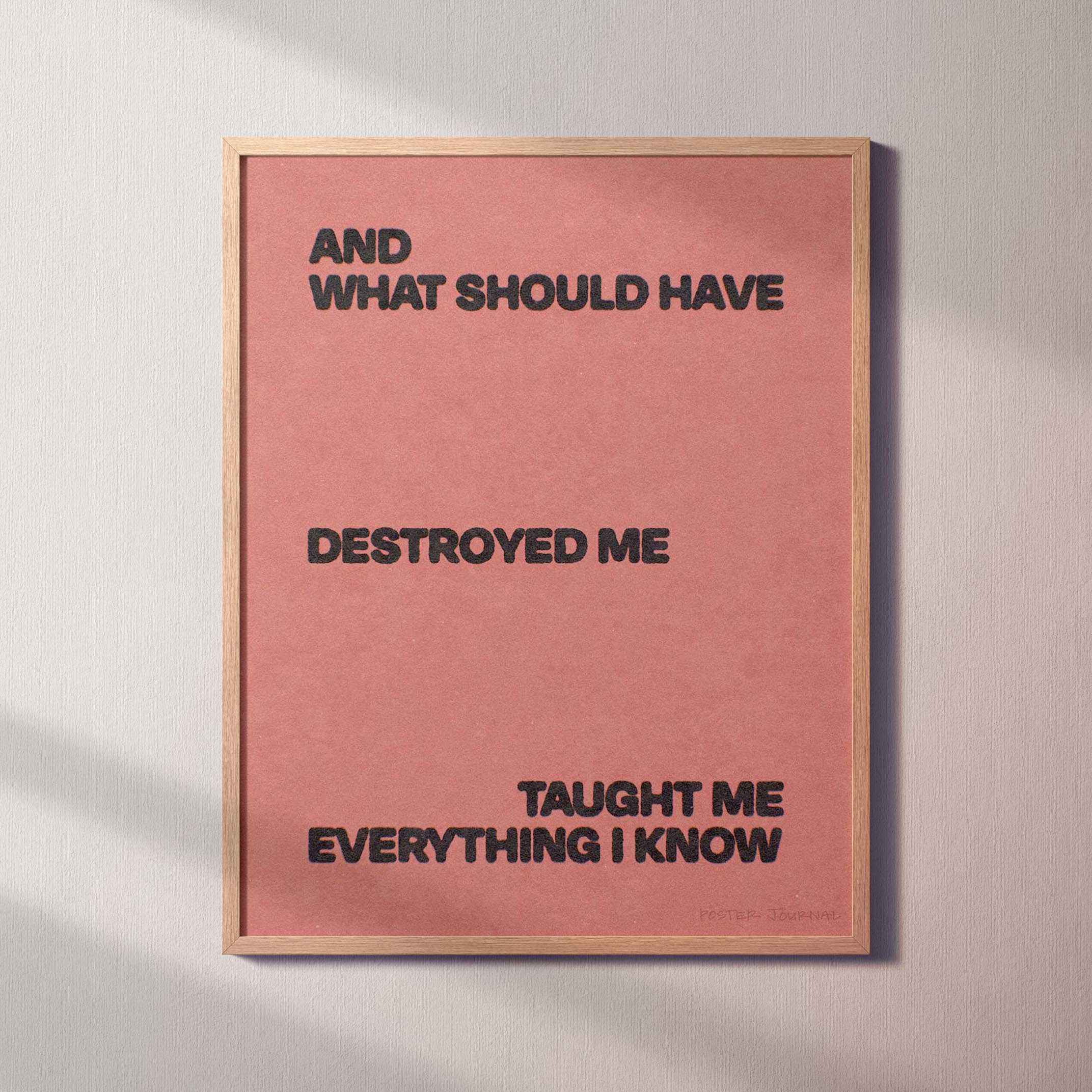 DESTROYED PRINT