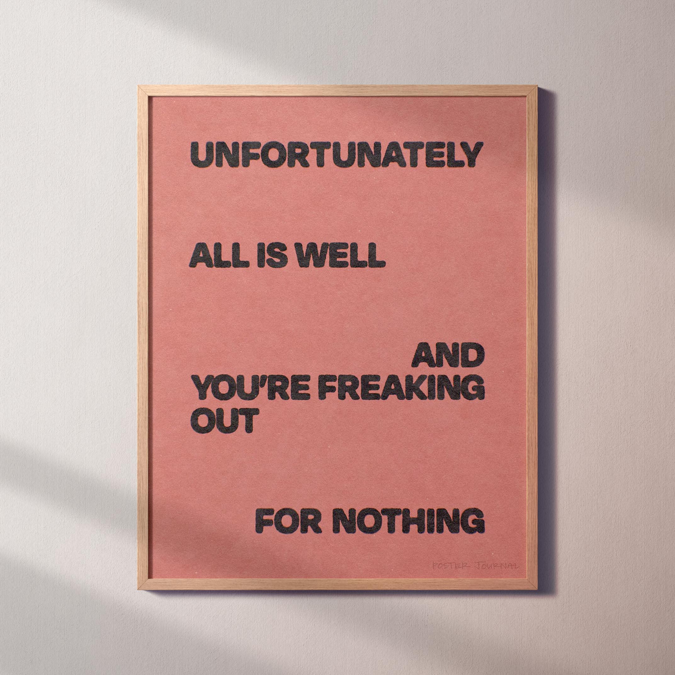 UNFORTUNATELY PRINT