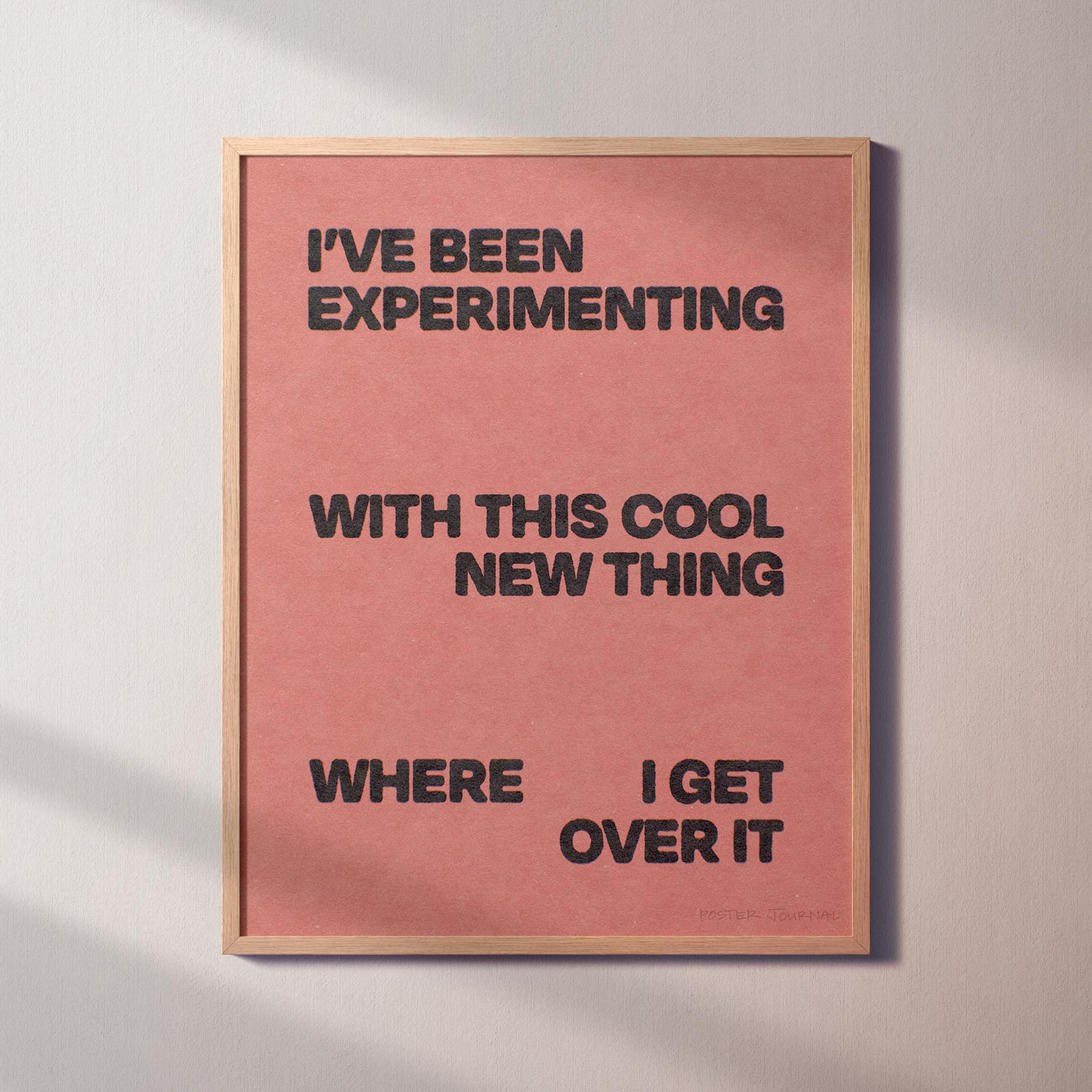 EXPERIMENTING PRINT