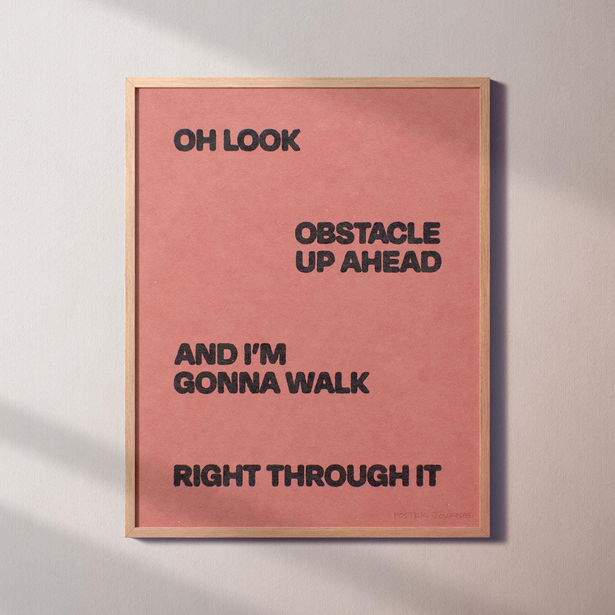 OBSTACLE PRINT