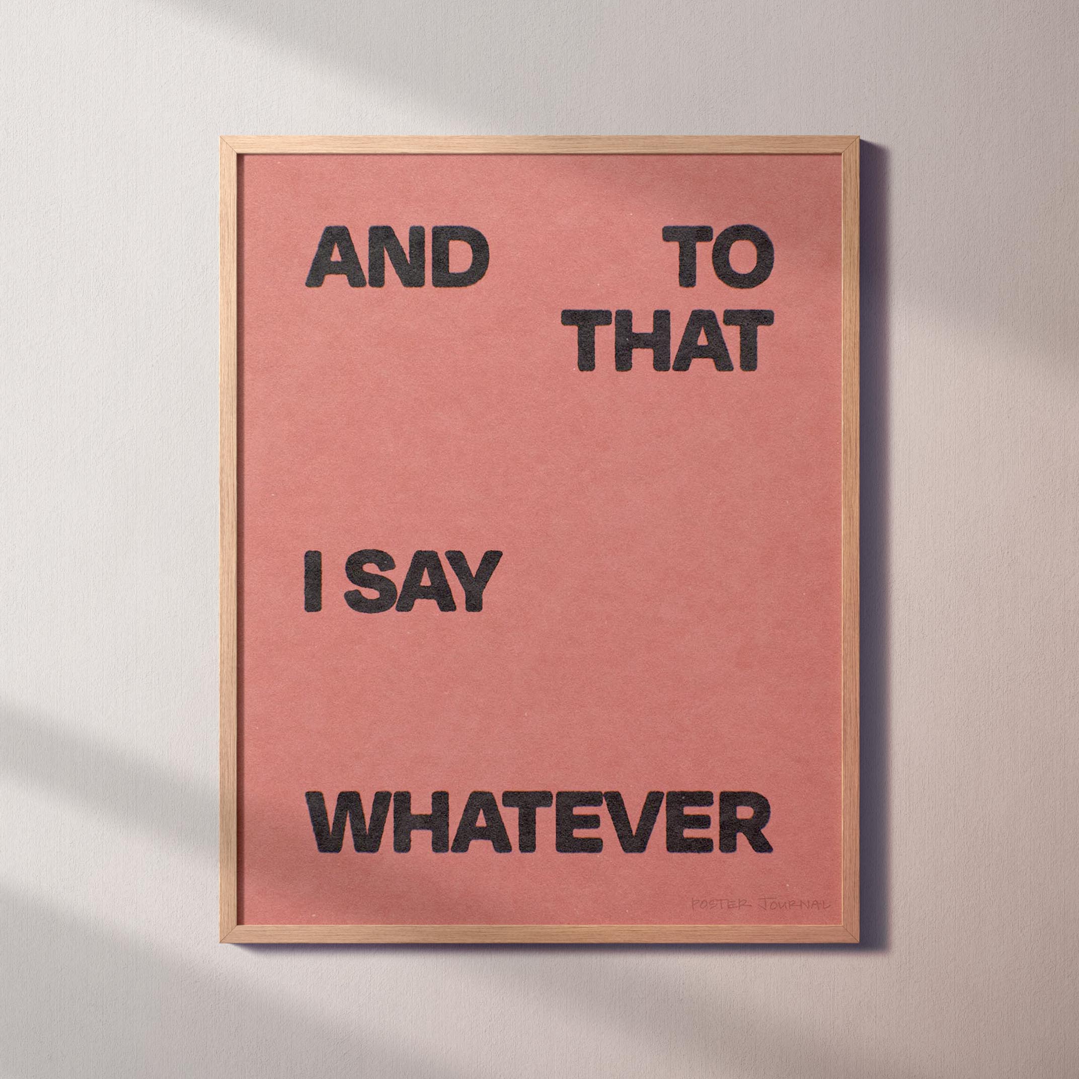 WHATEVER PRINT