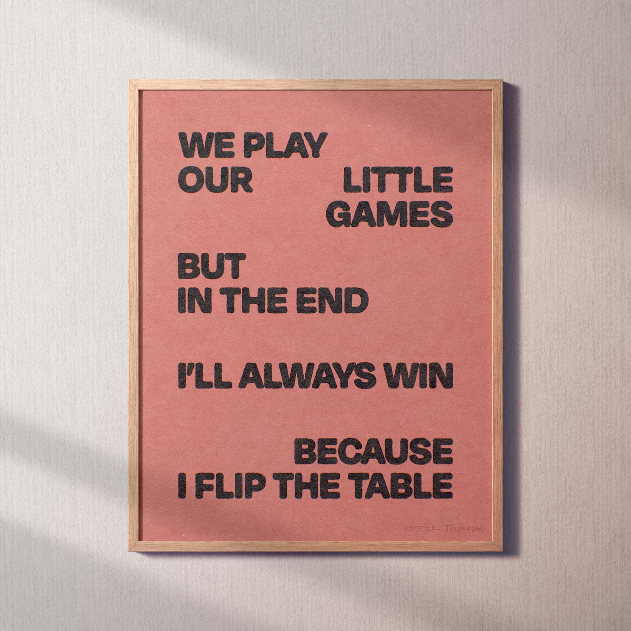 TABLE PRINT