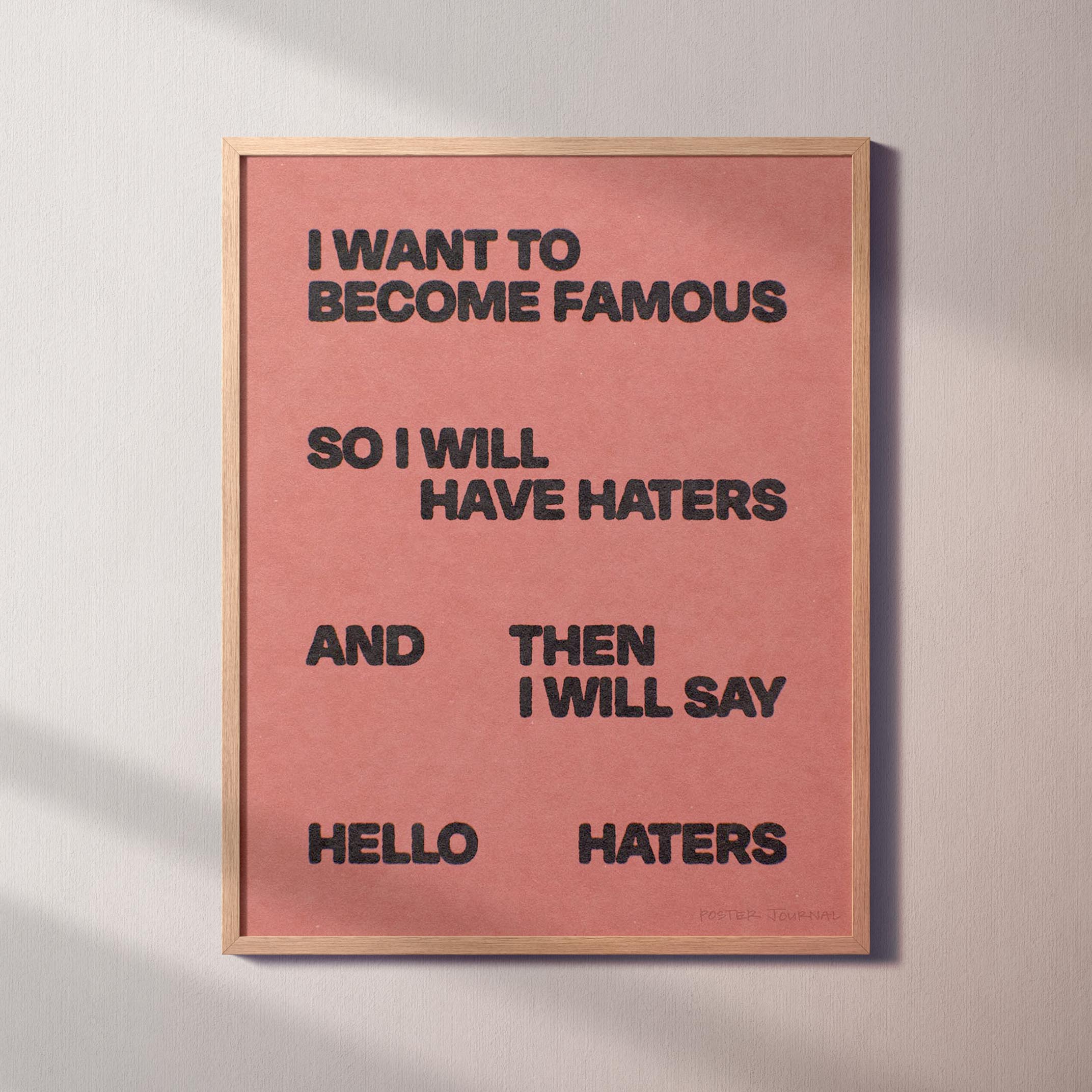 HATERS PRINT