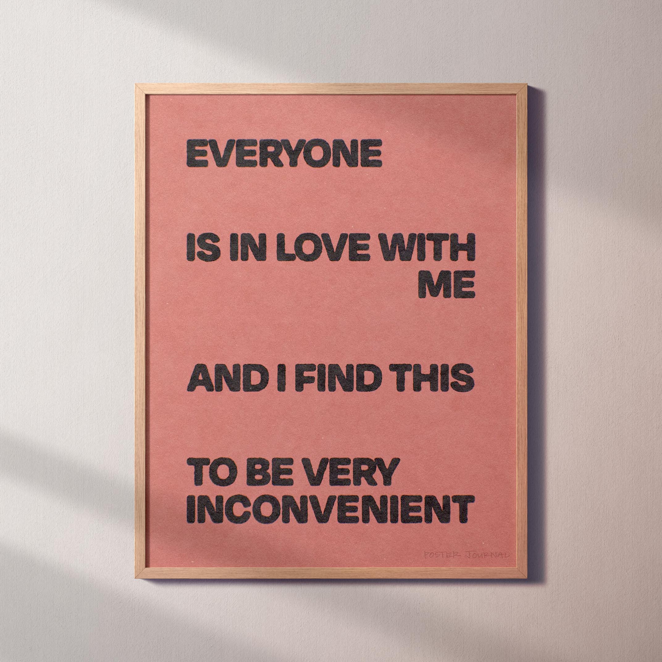 INCONVENIENT PRINT