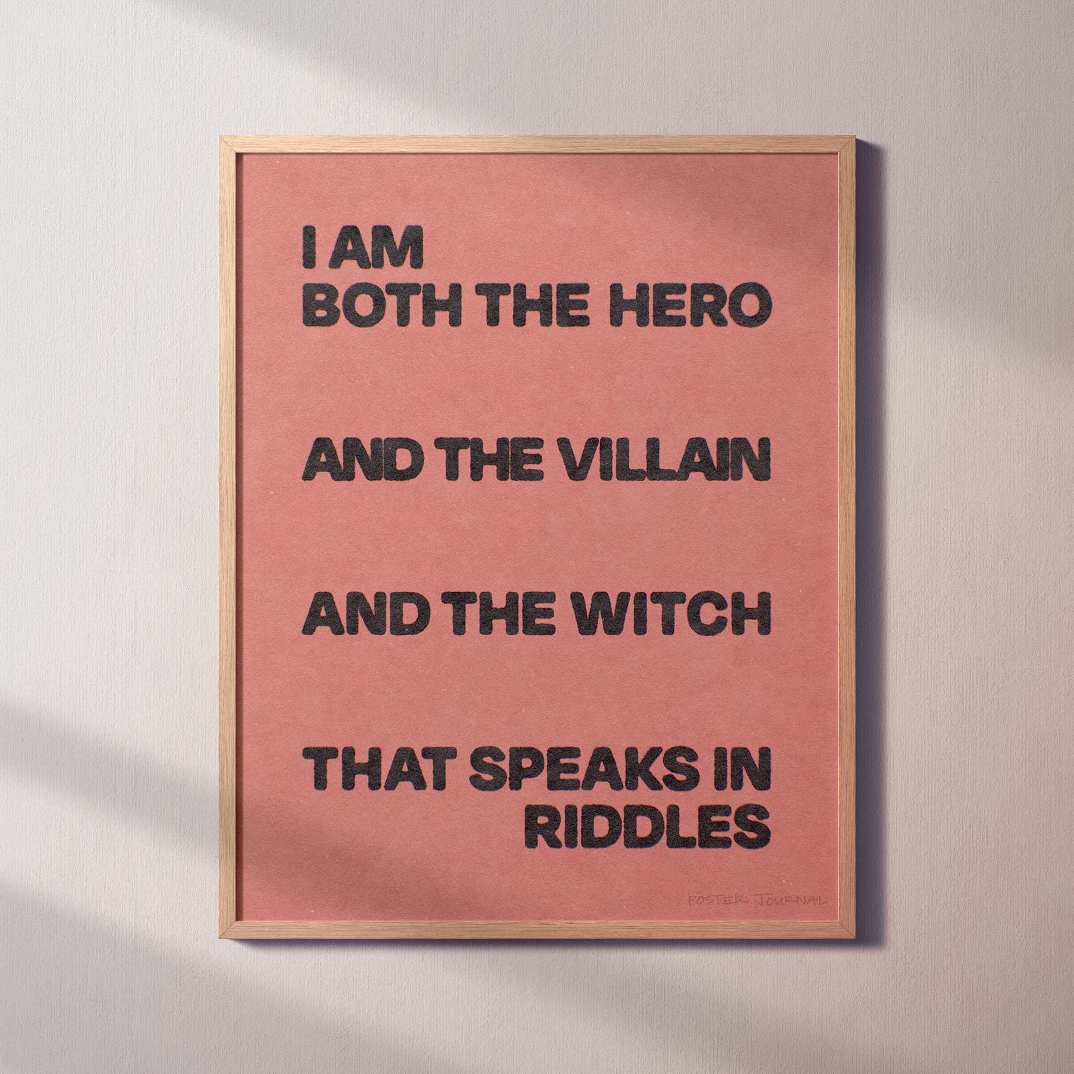 VILLAIN PRINT