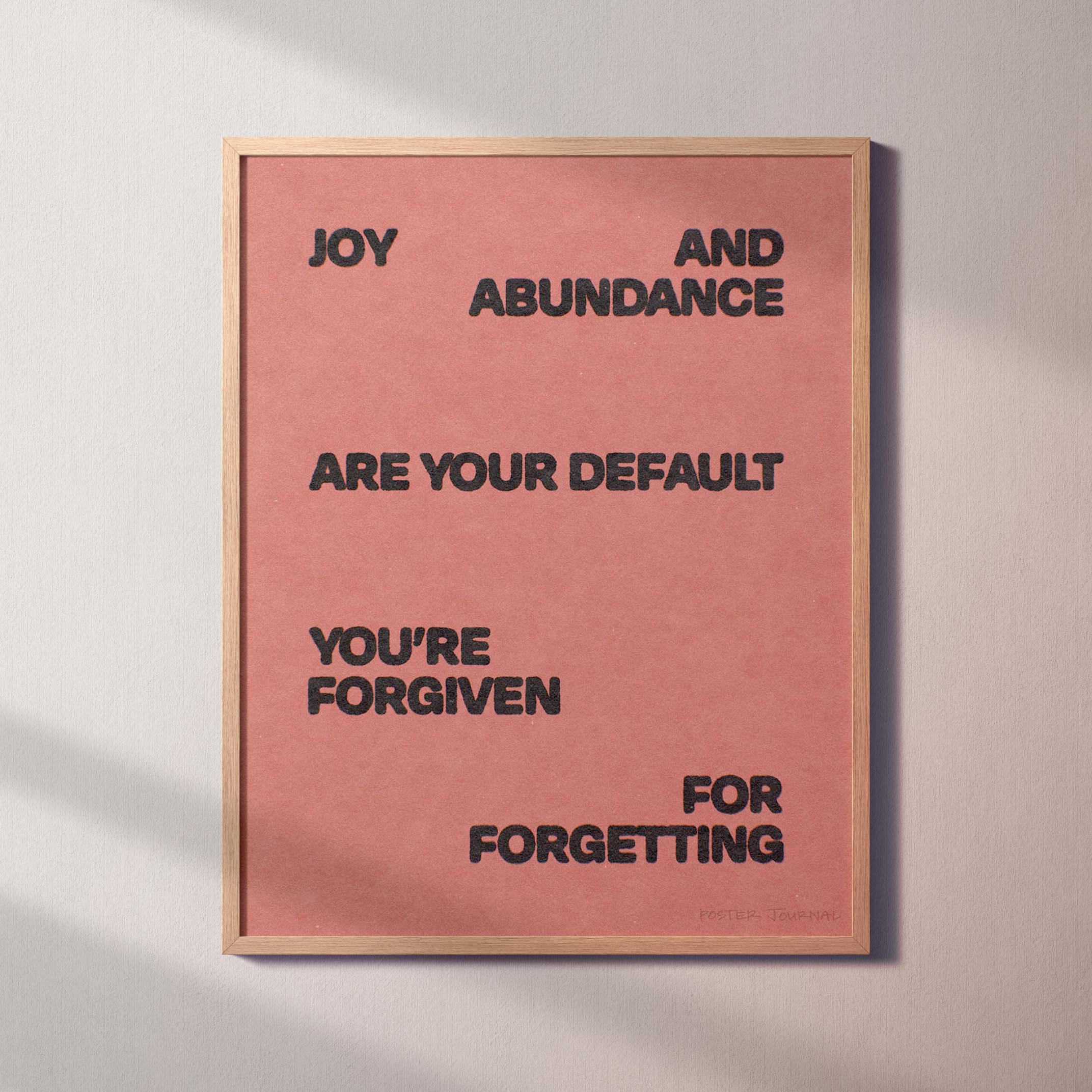 FORGIVEN PRINT