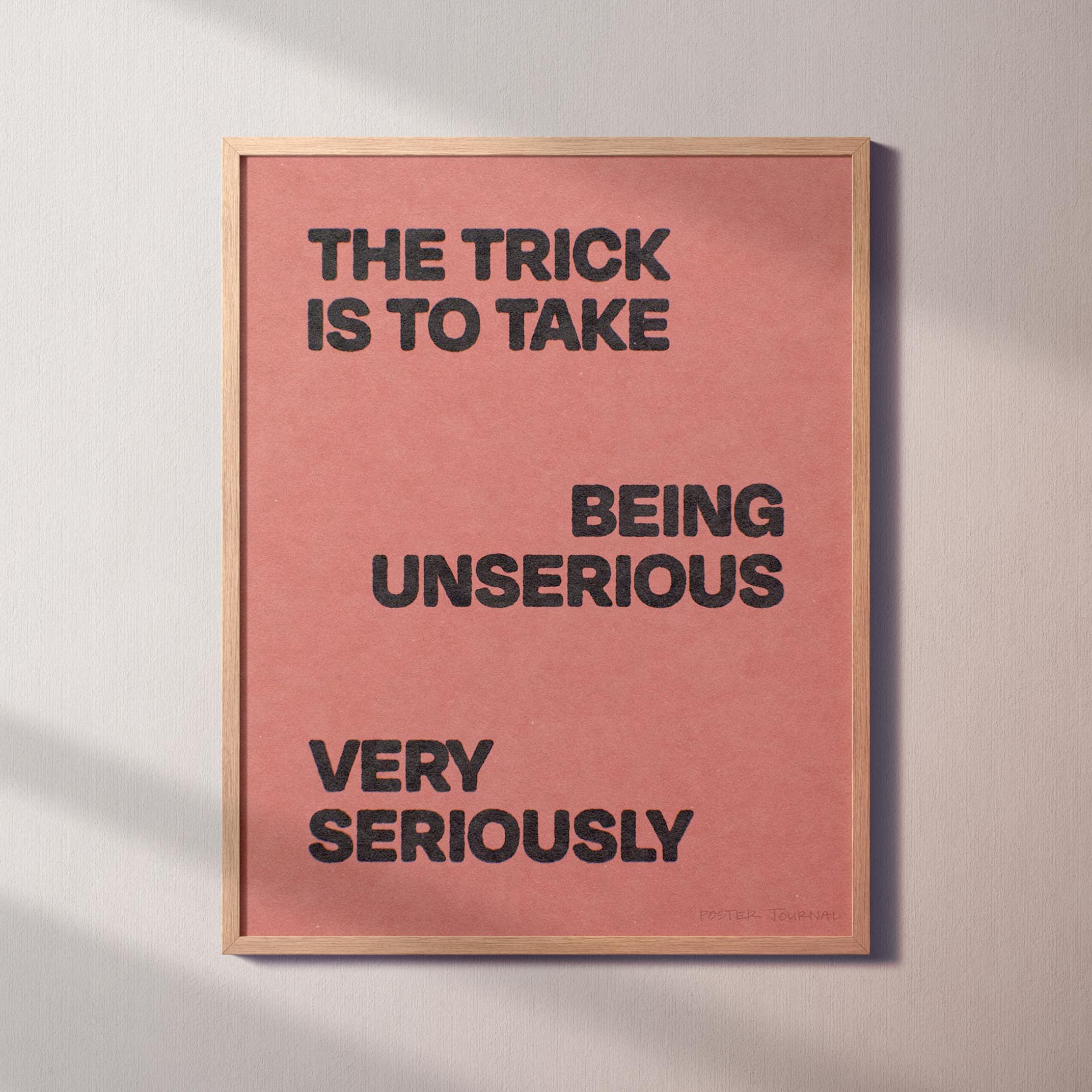 UNSERIOUS PRINT