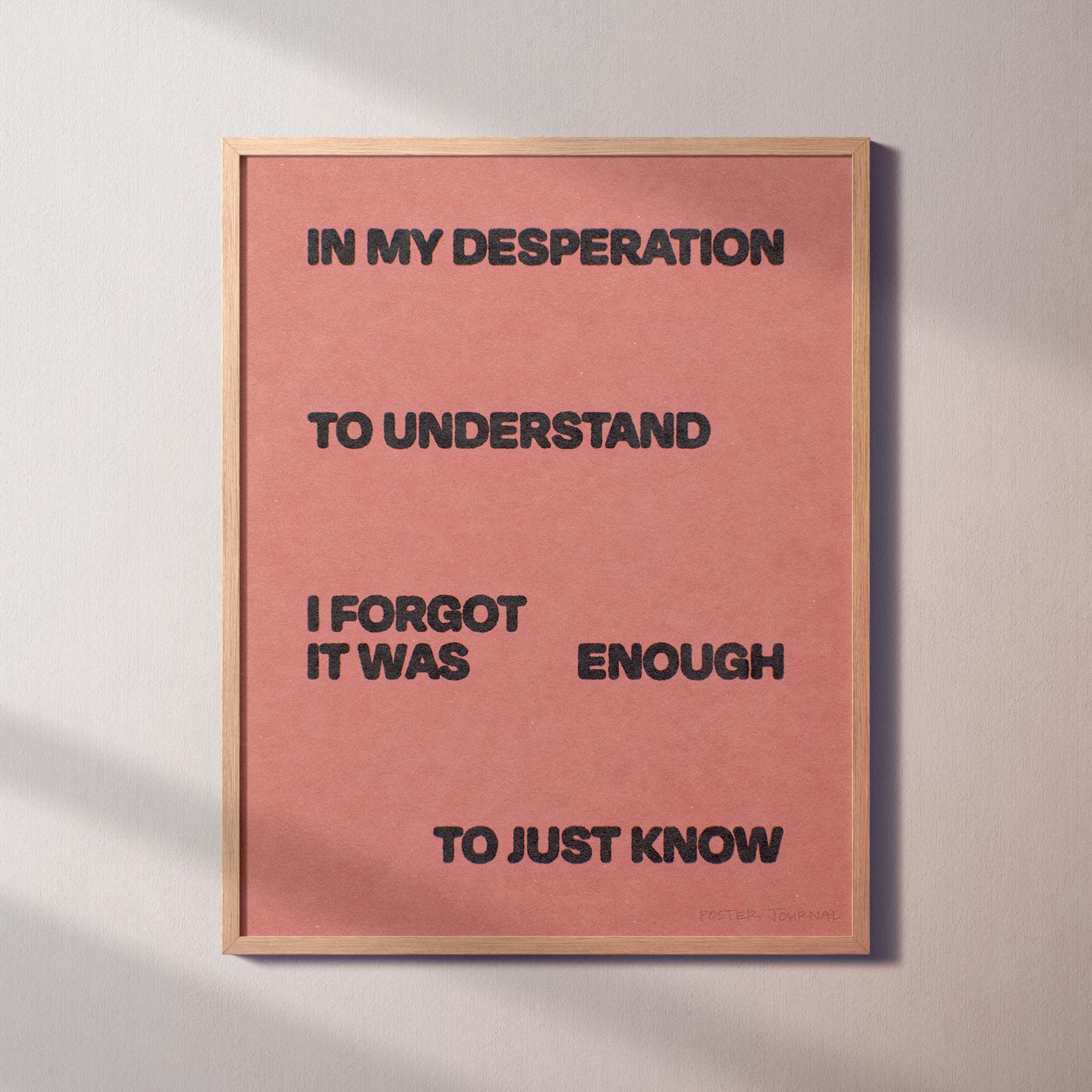 DESPERATION PRINT