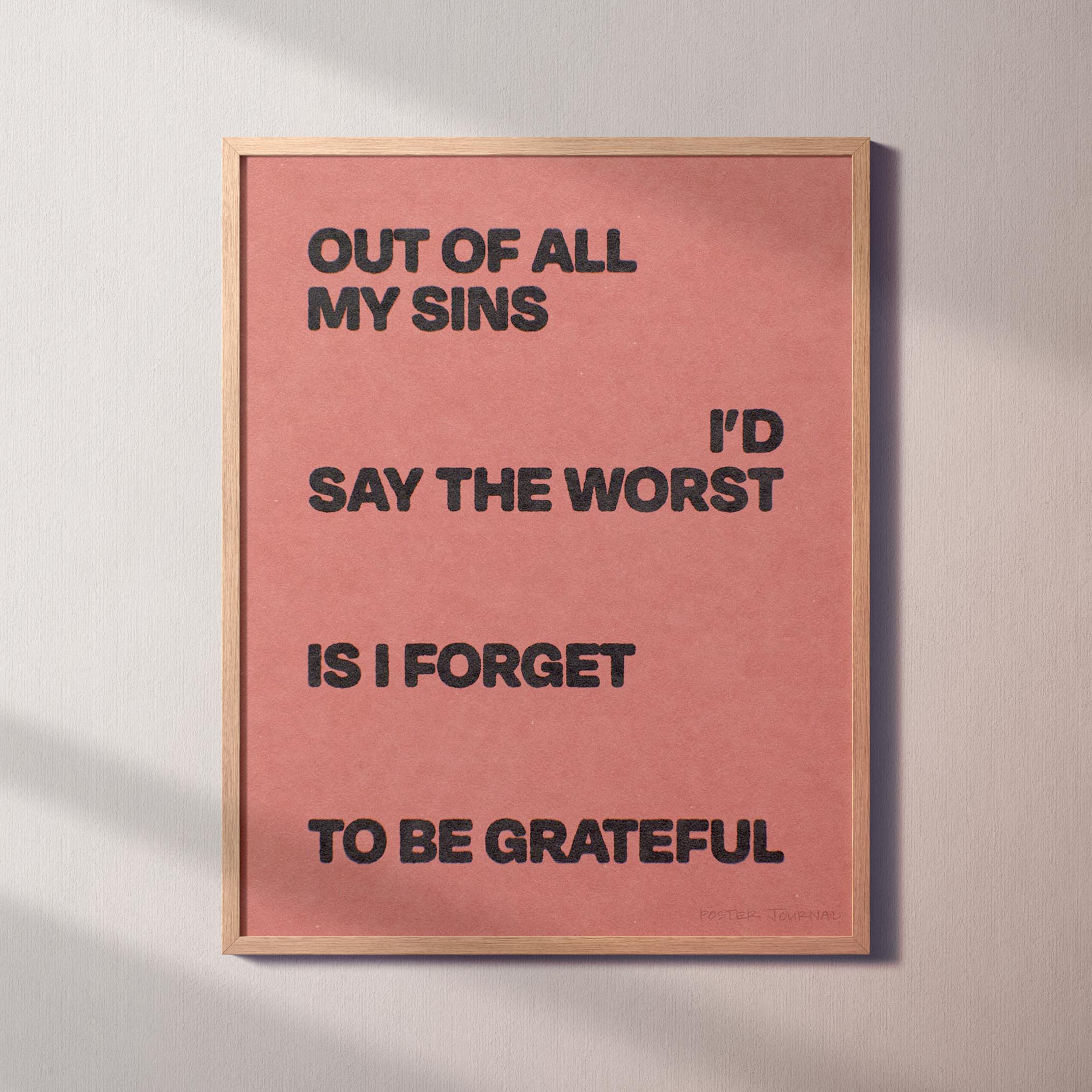 GRATEFUL PRINT