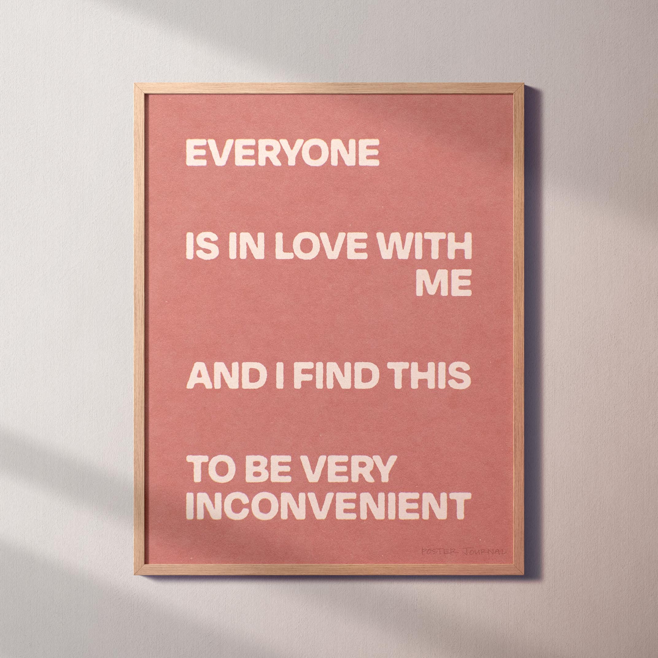 INCONVENIENT PRINT