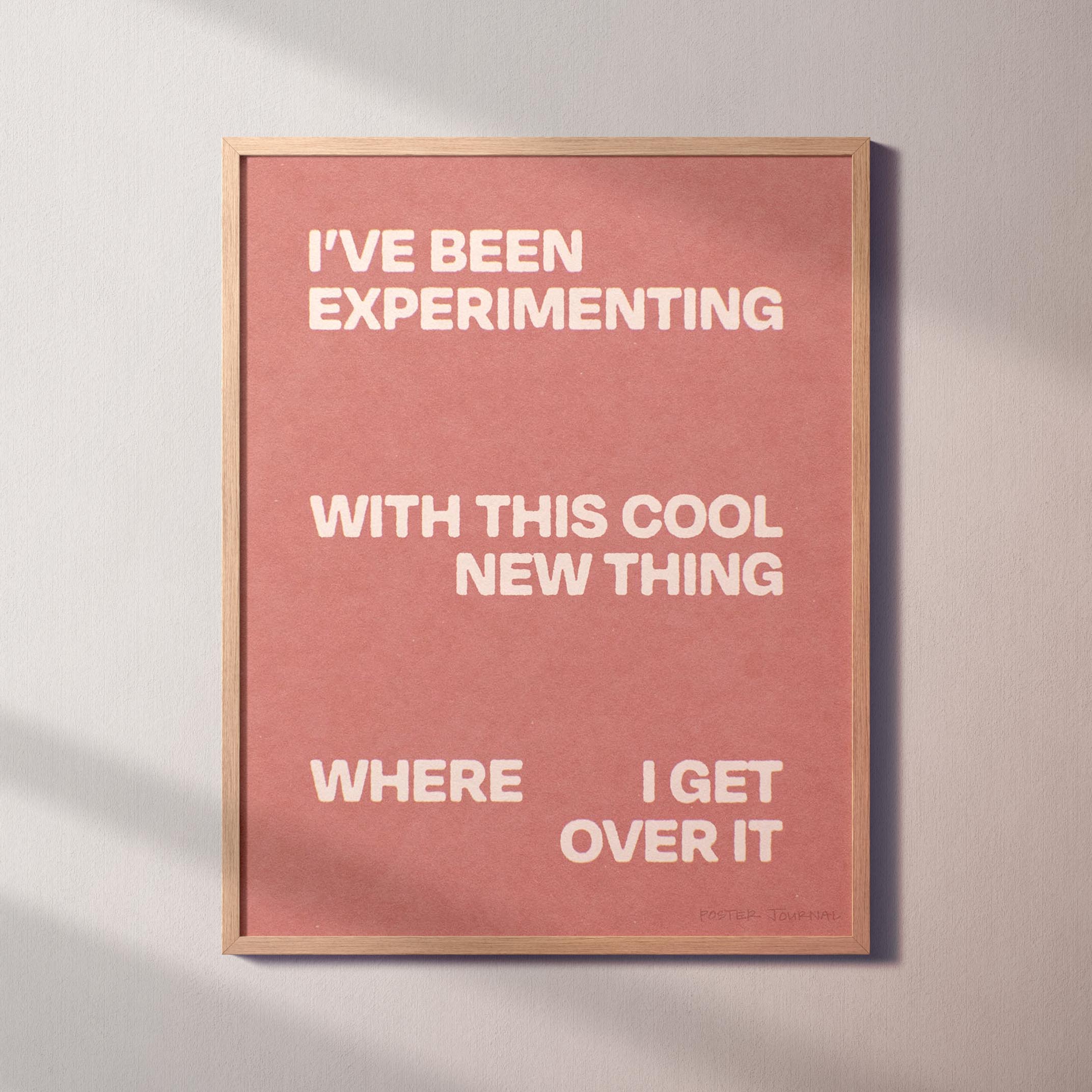 EXPERIMENTING PRINT