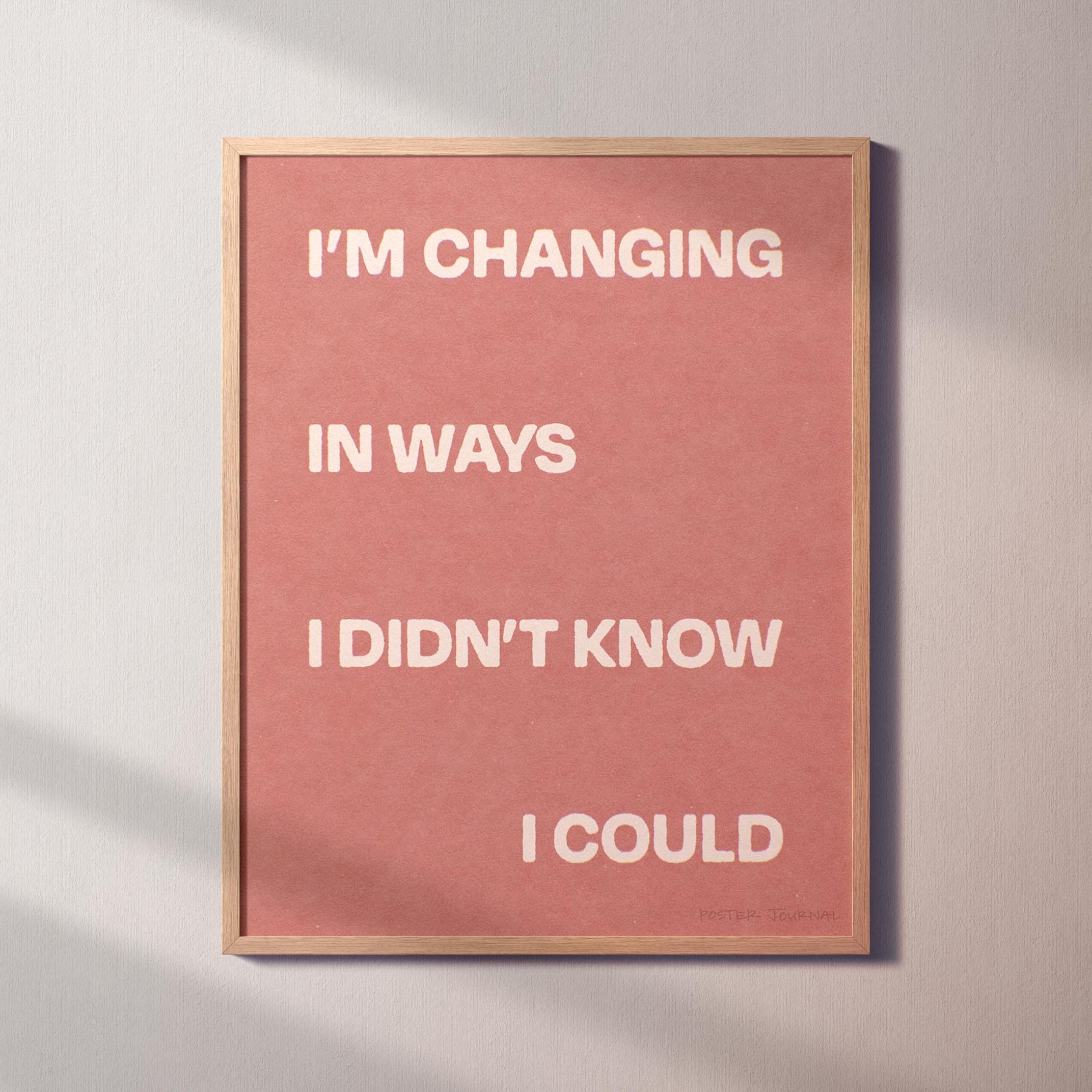 CHANGING PRINT