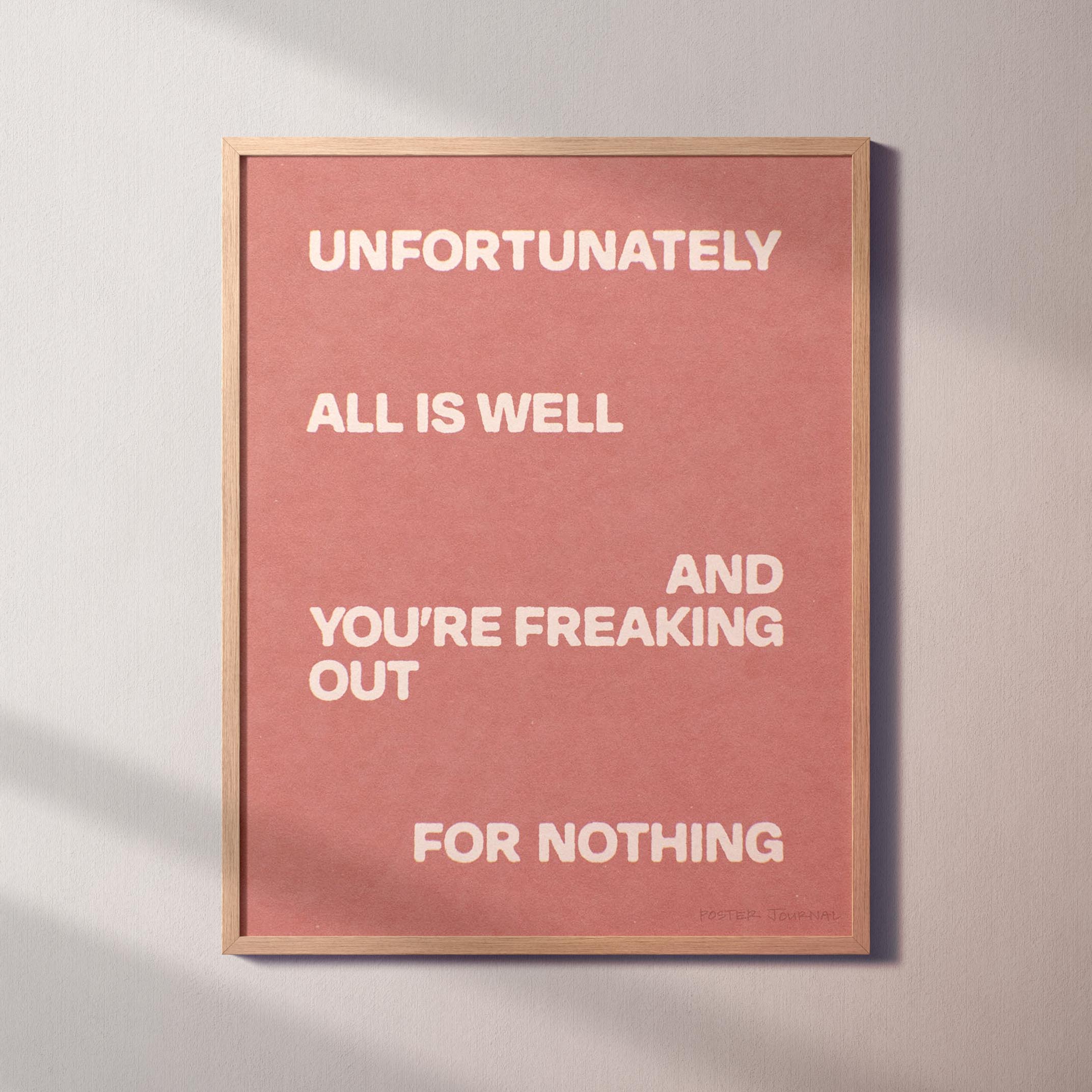 UNFORTUNATELY PRINT