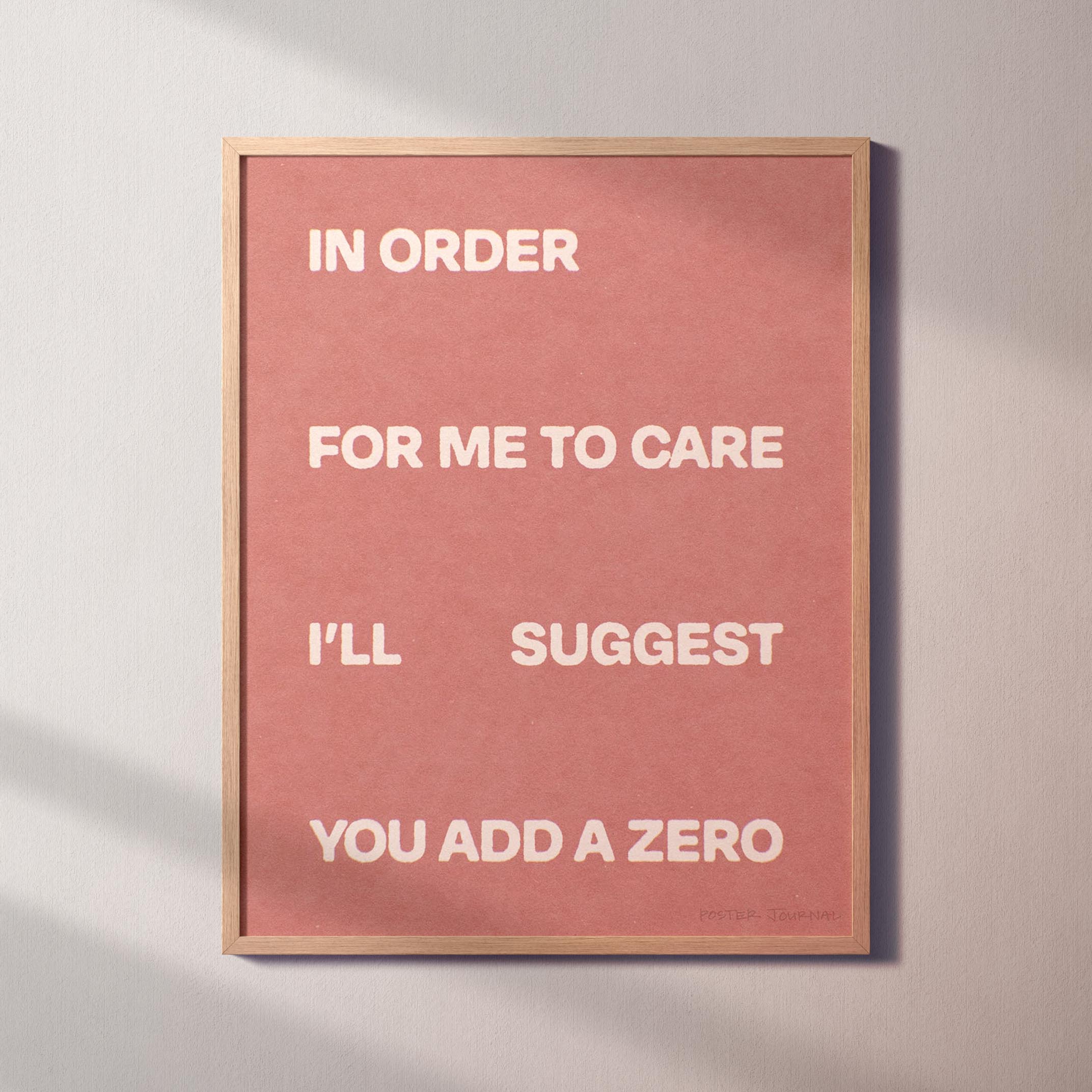 ZERO PRINT