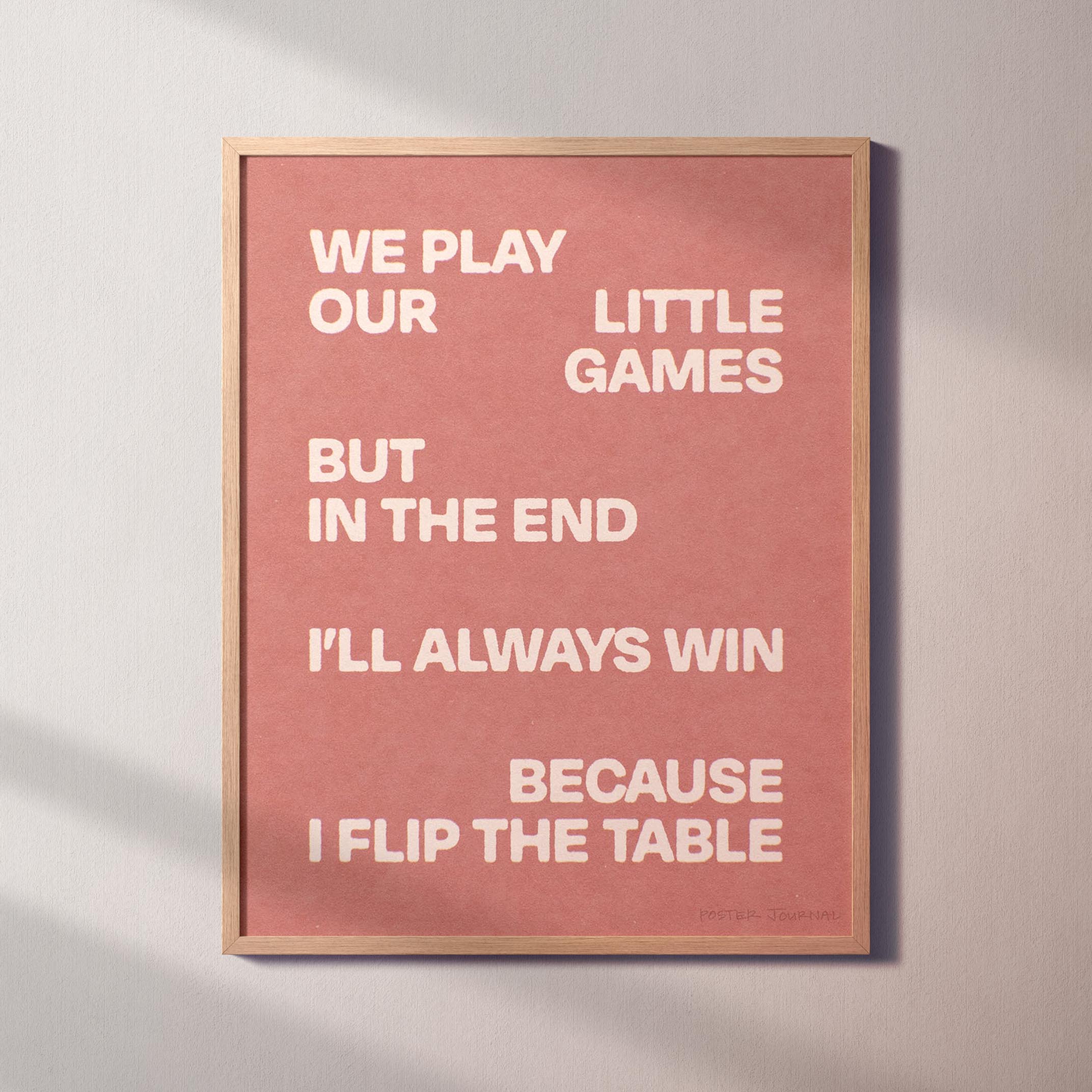 TABLE PRINT