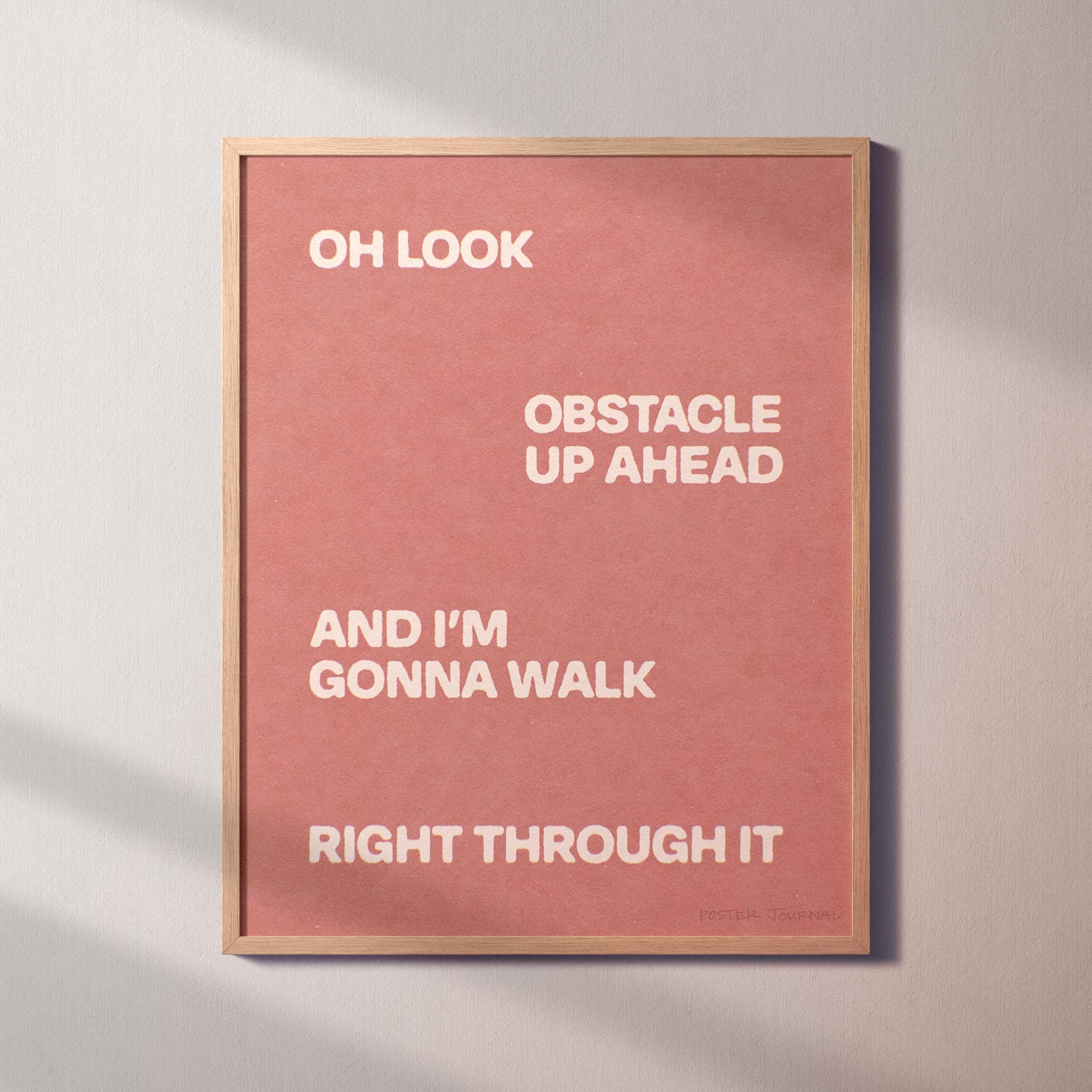 OBSTACLE PRINT