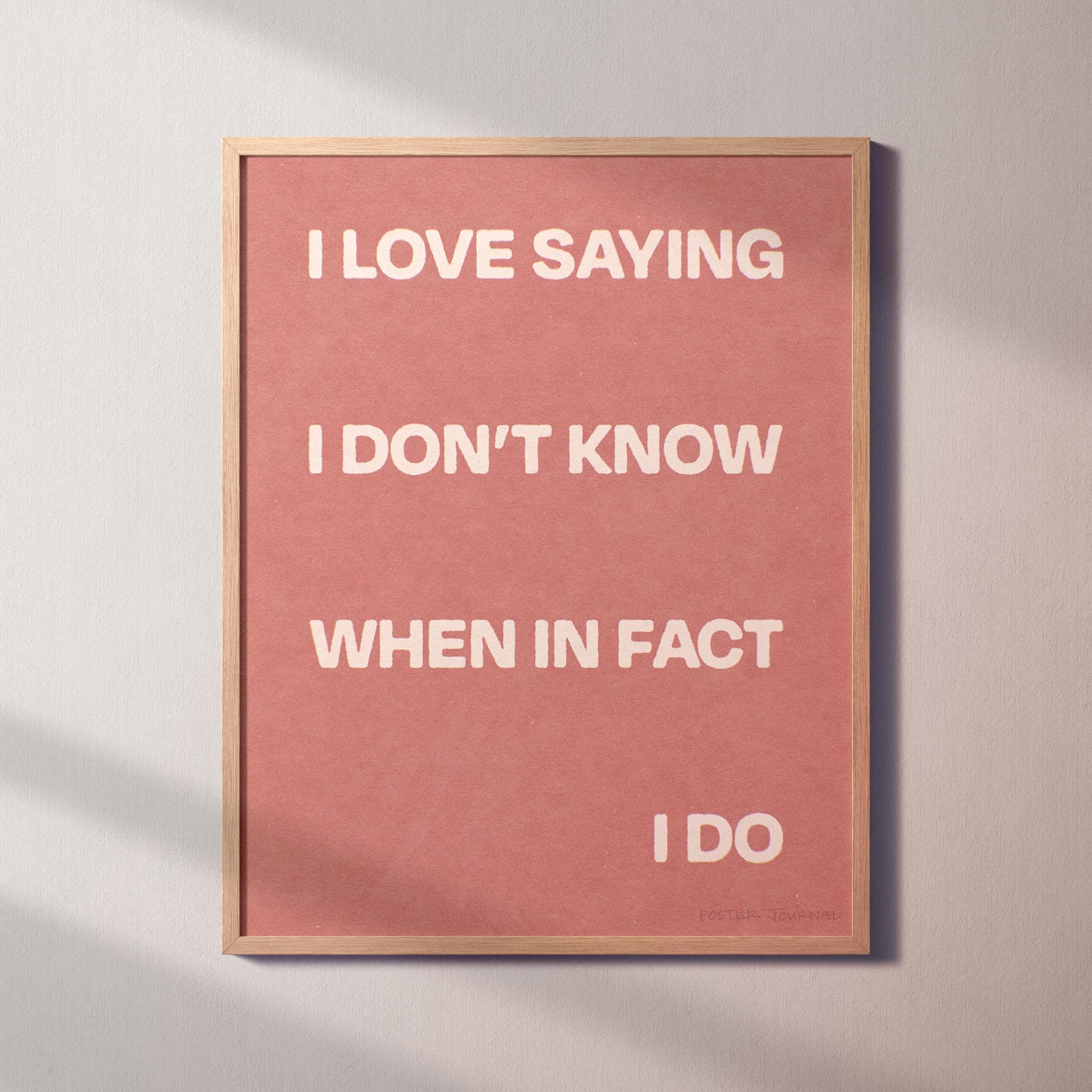SAYING PRINT