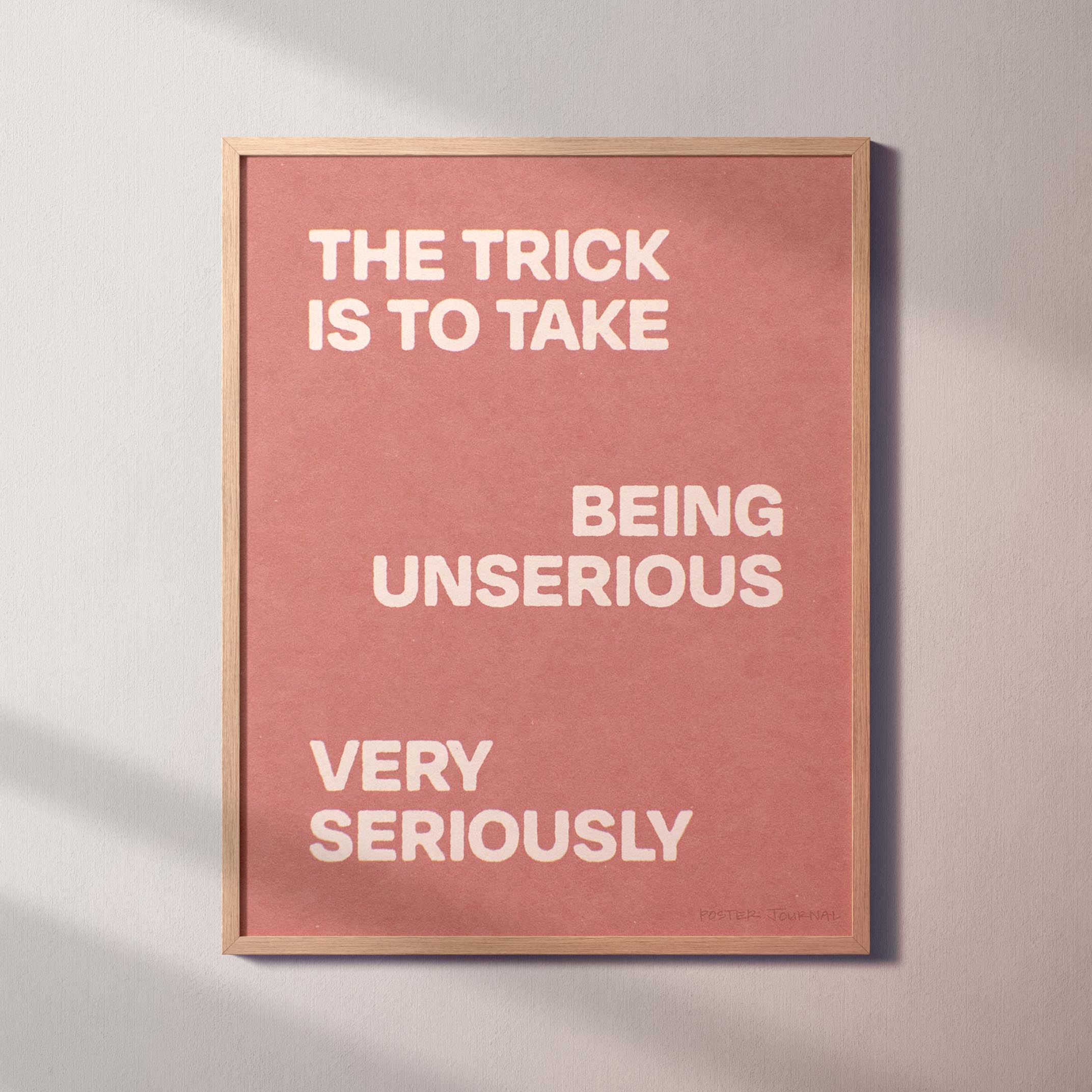 UNSERIOUS PRINT