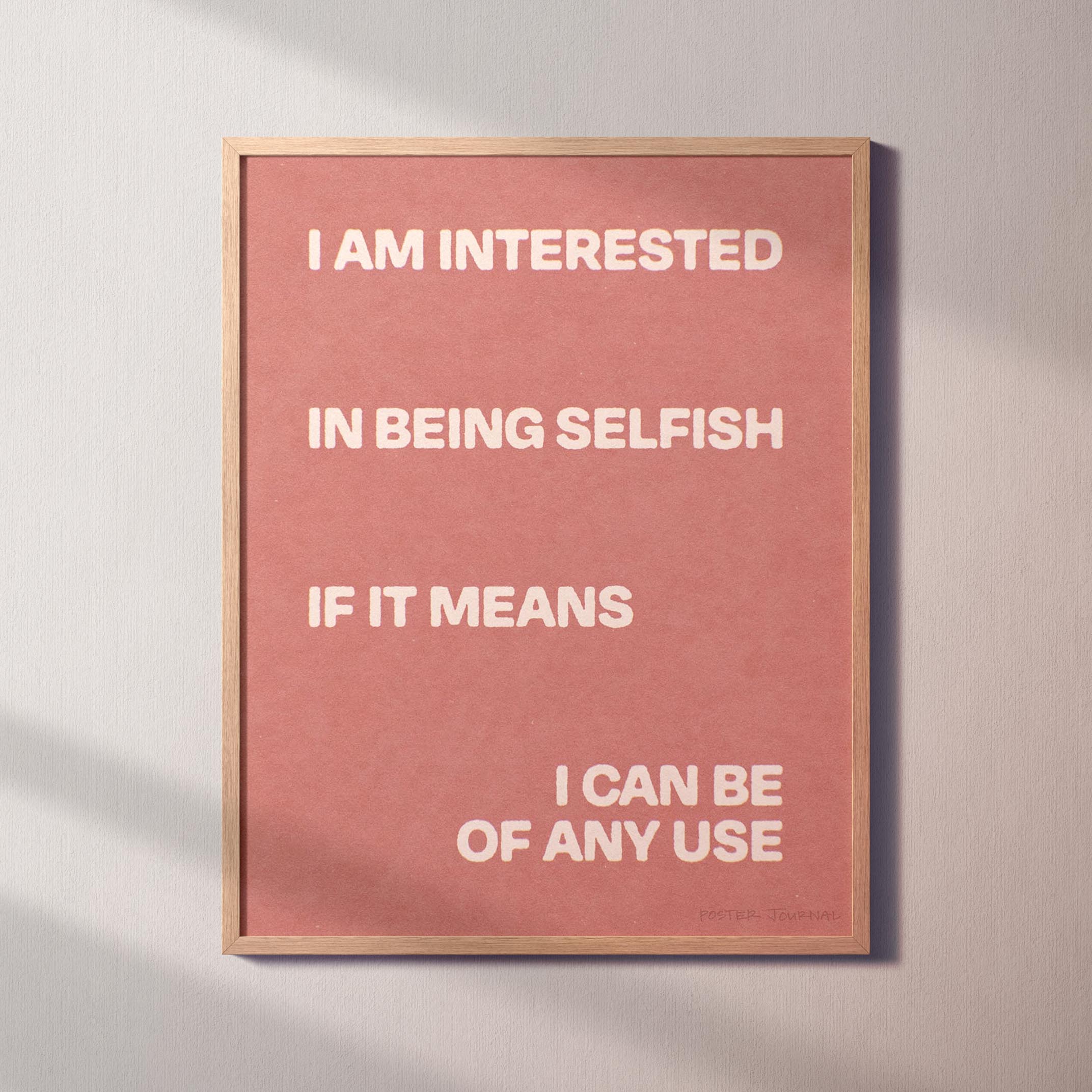 SELFISH PRINT