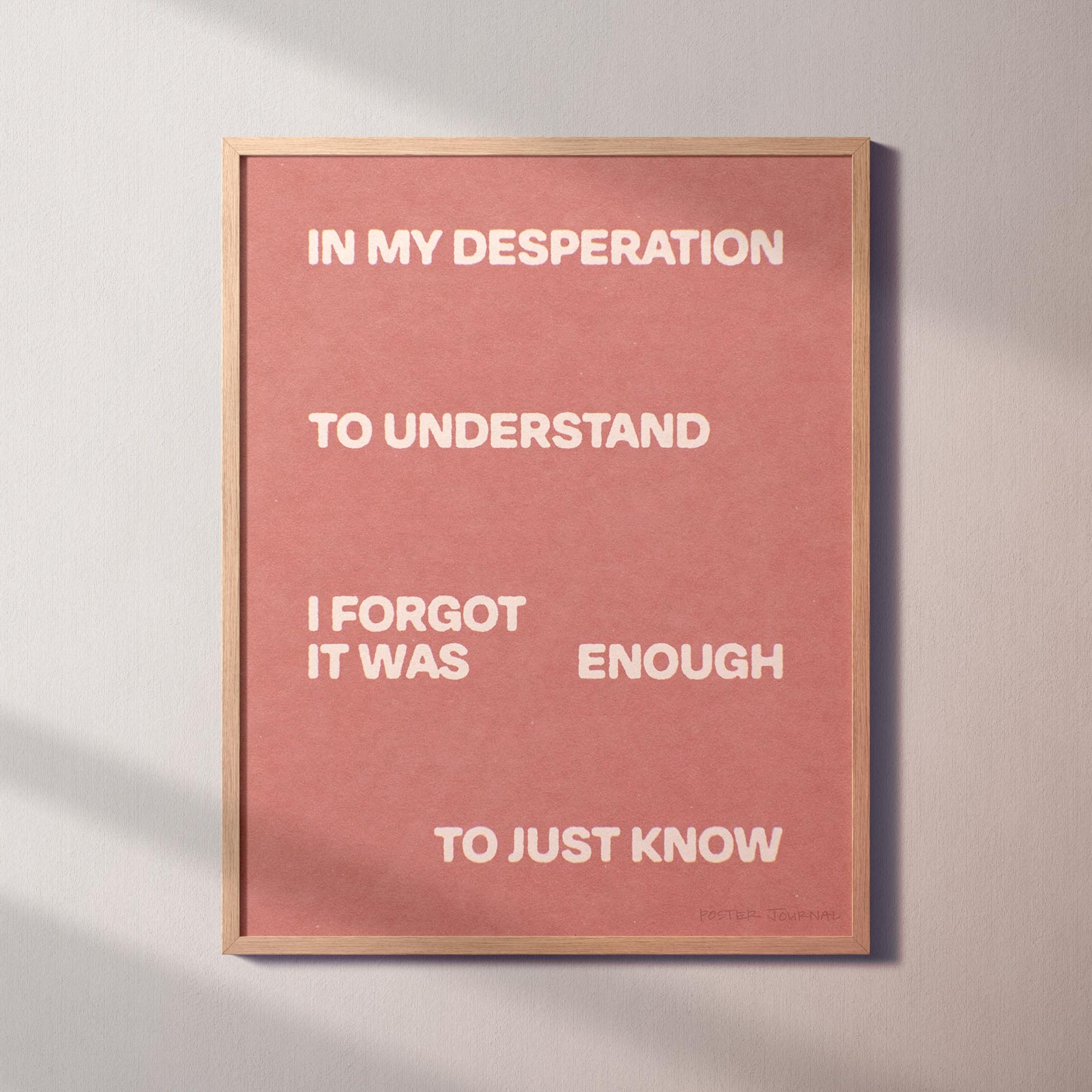 DESPERATION PRINT