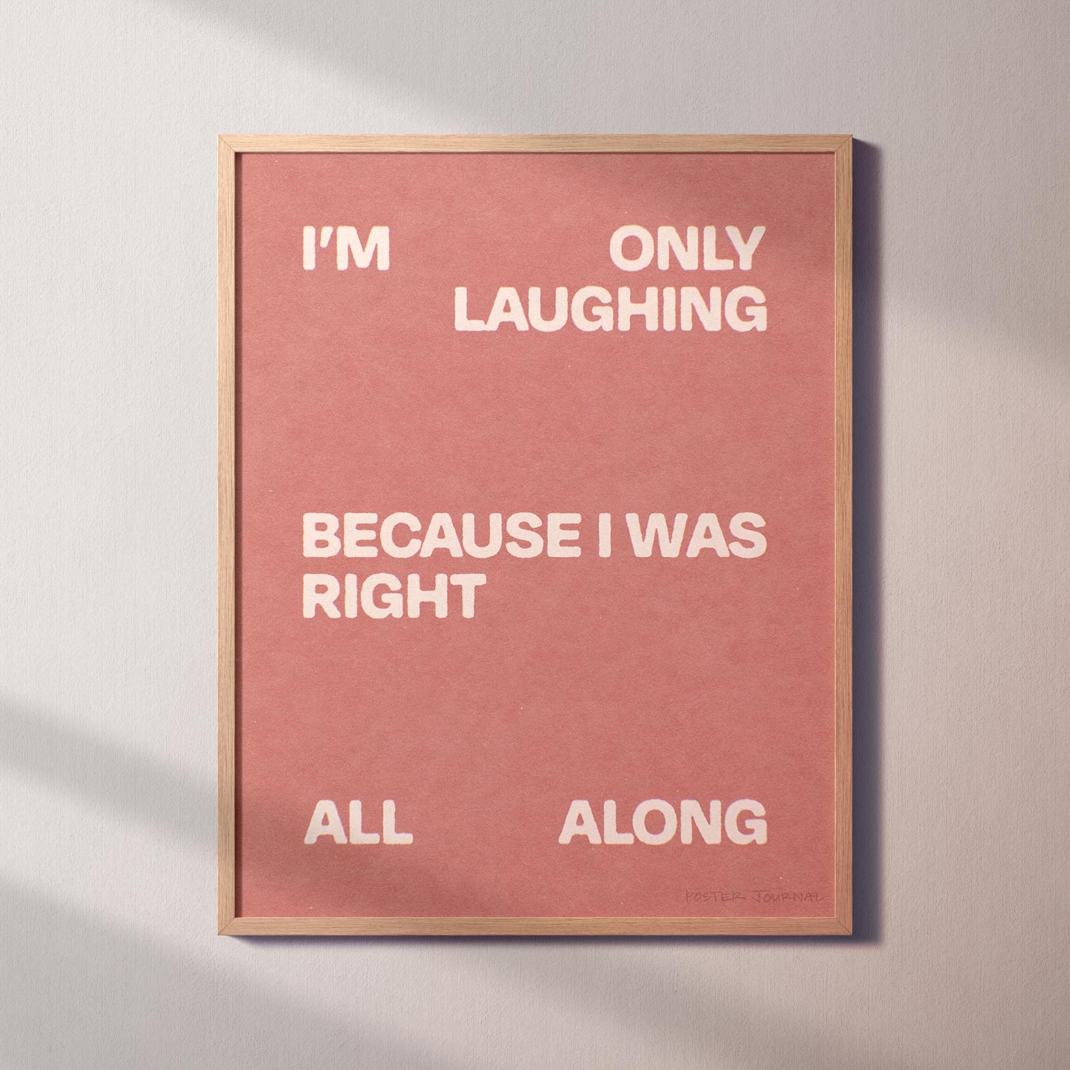 LAUGHING PRINT