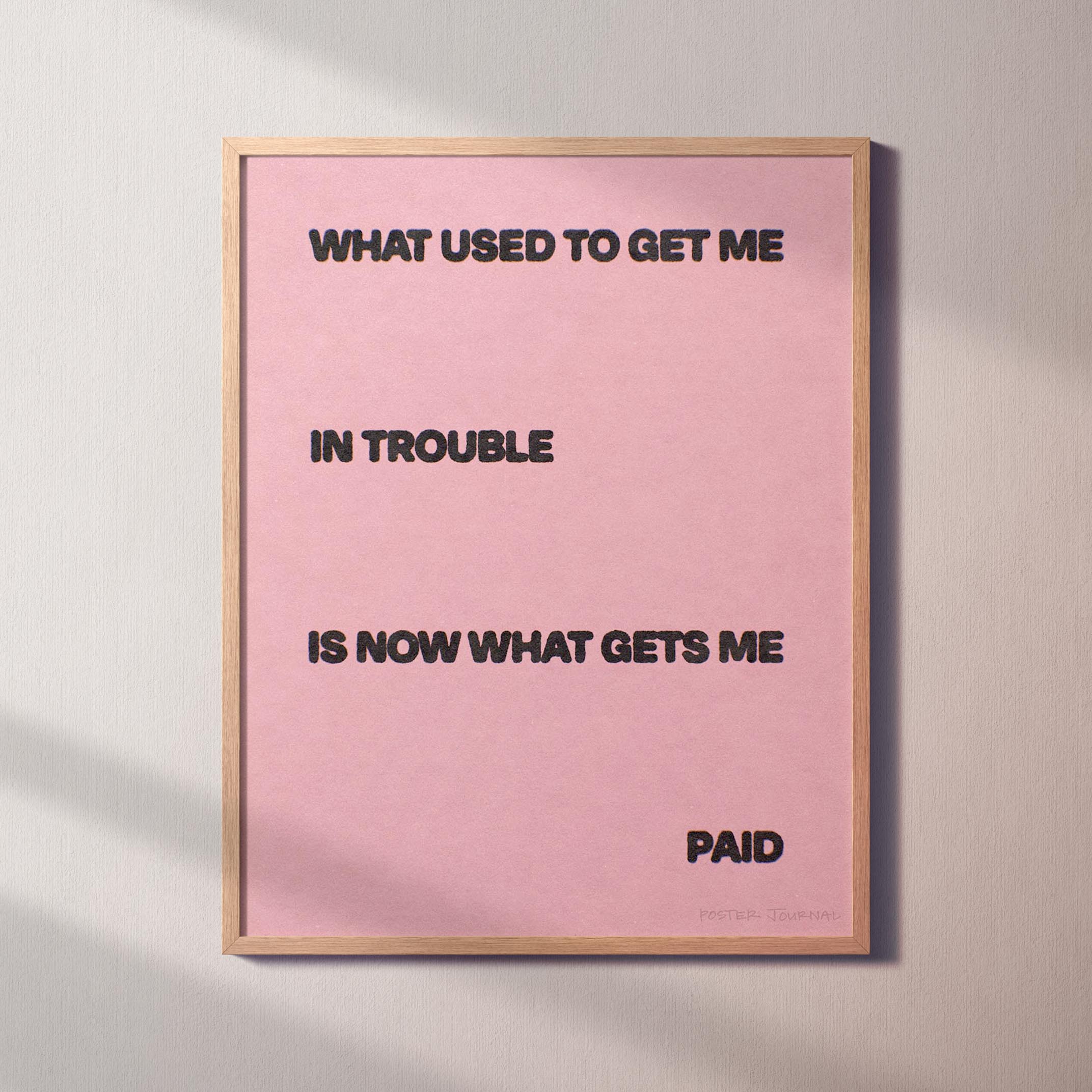 TROUBLE PRINT