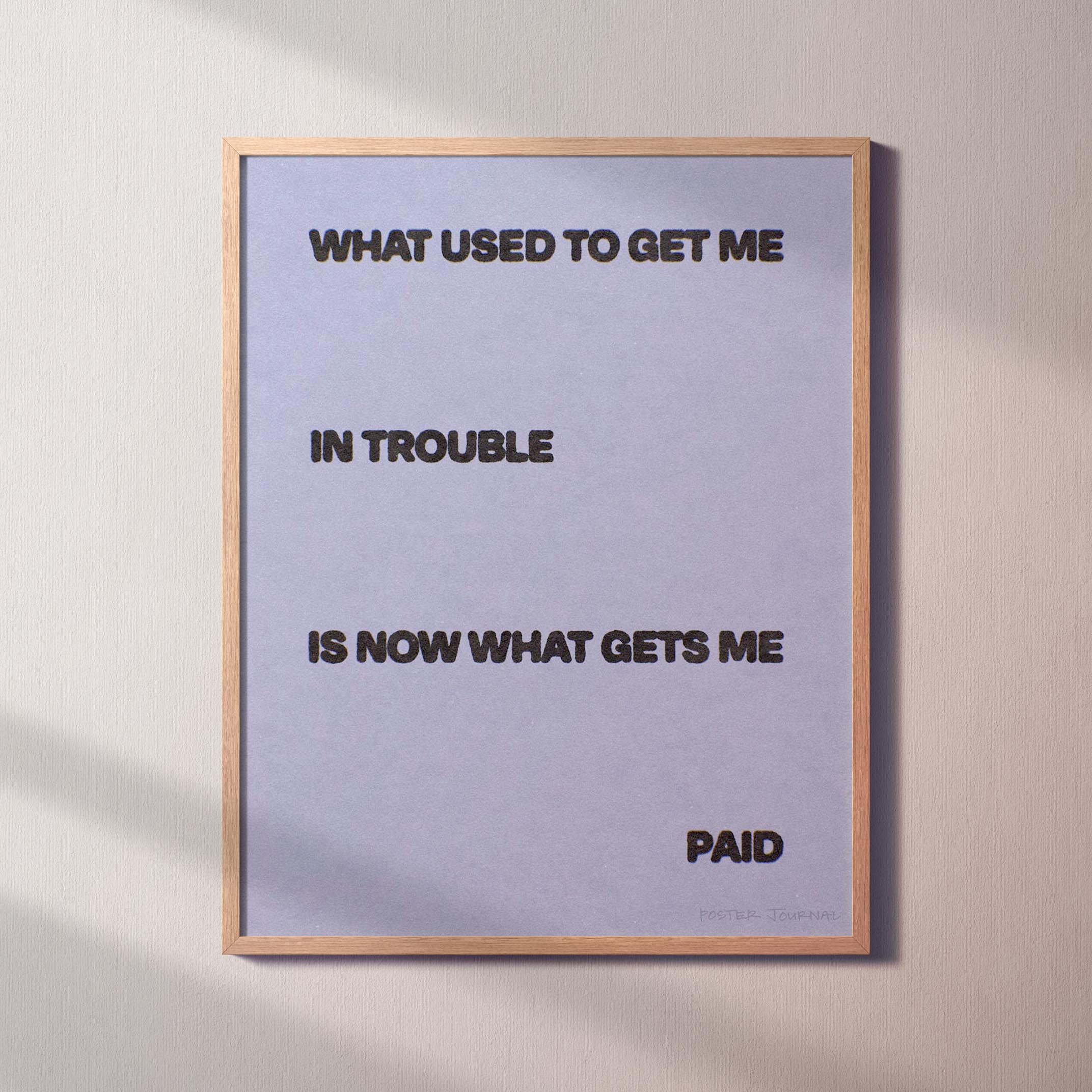TROUBLE PRINT