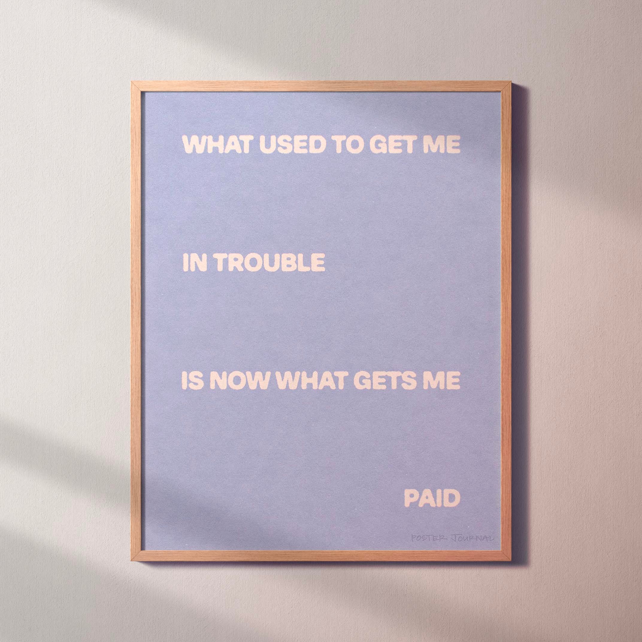 TROUBLE PRINT