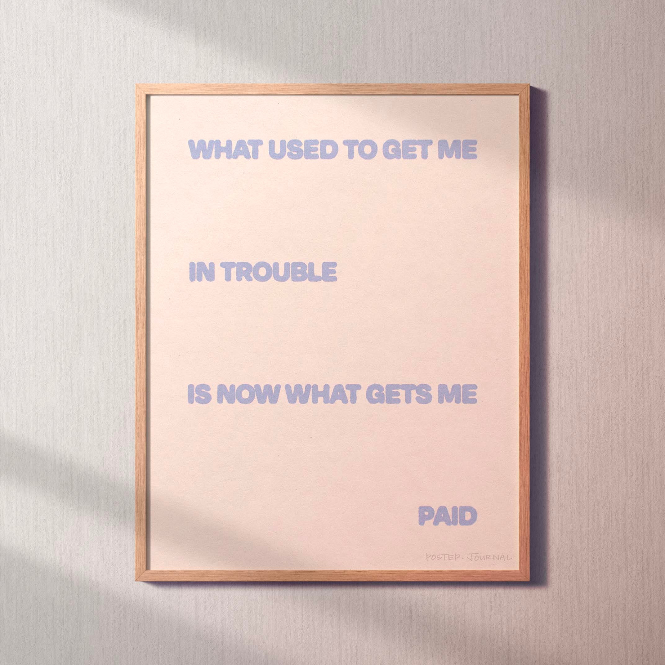 TROUBLE PRINT