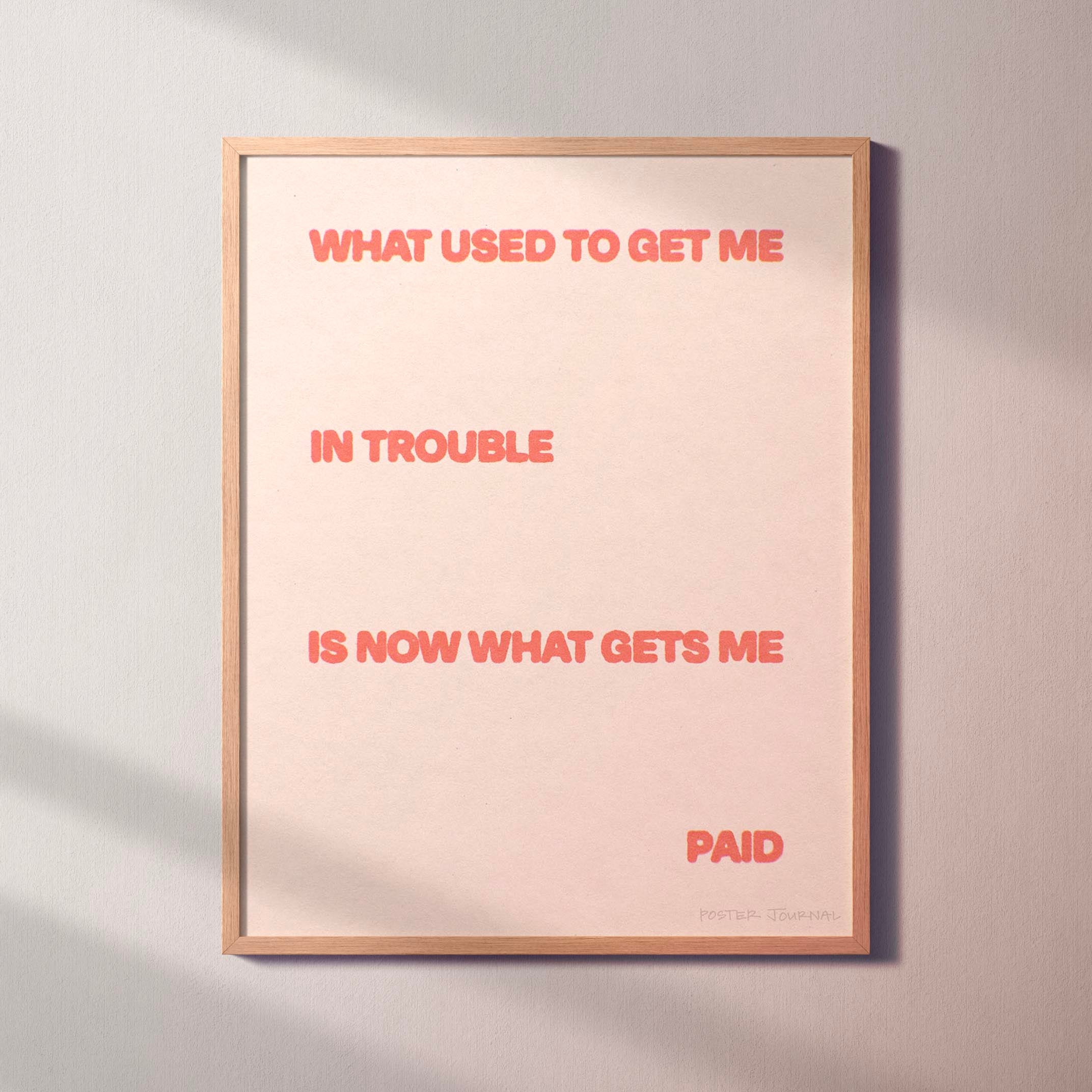 TROUBLE PRINT